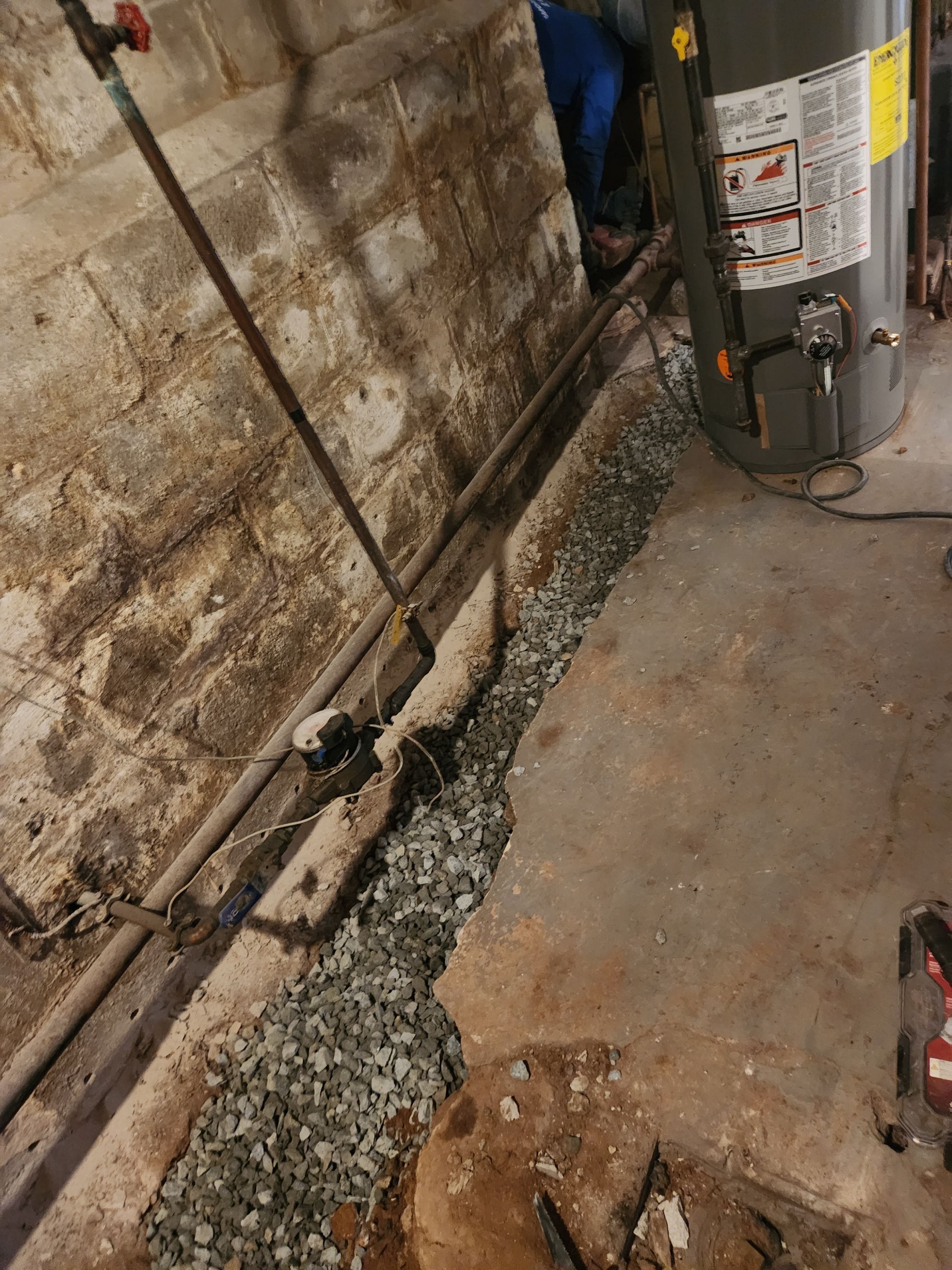 Interior French Drain West Orange NJ by Pure Service Pro, LLC 