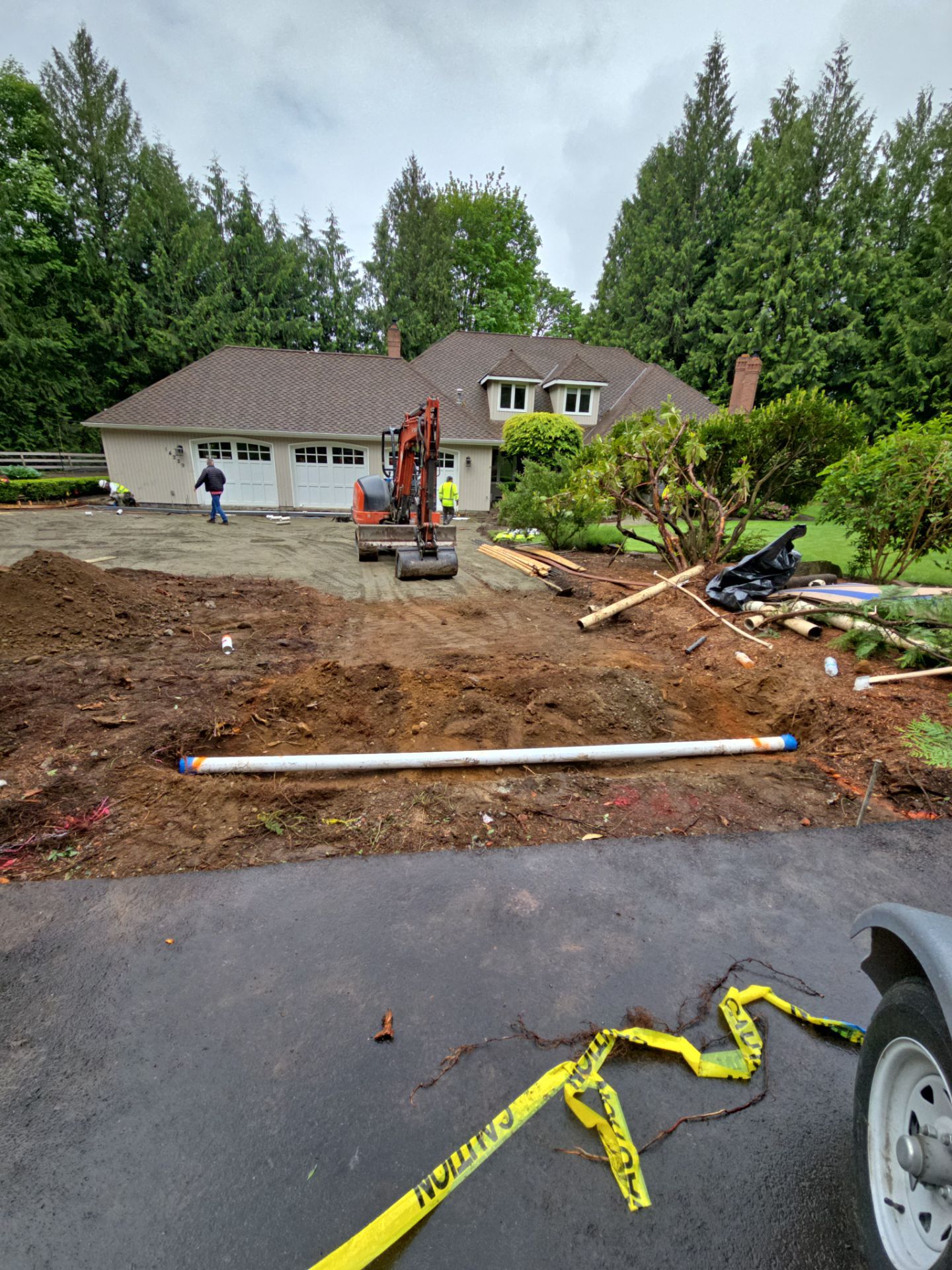 Stamped Concrete Driveway Renovation | Woodinville  by Jireh Asphalt & Concrete Inc 