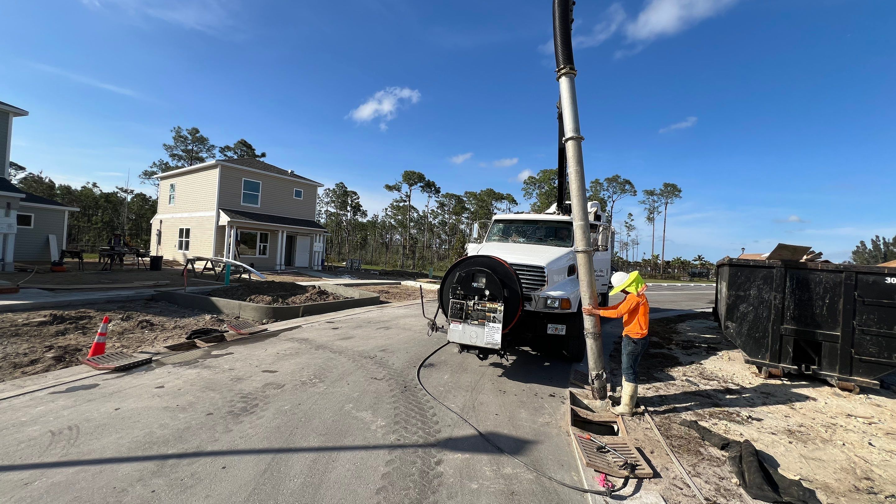 New Community Stormwater System Catch Basin Cleaning by Don Mar, Inc. Storm Water Solutions