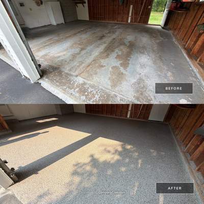 Vintage Desert Edge Garage Coating