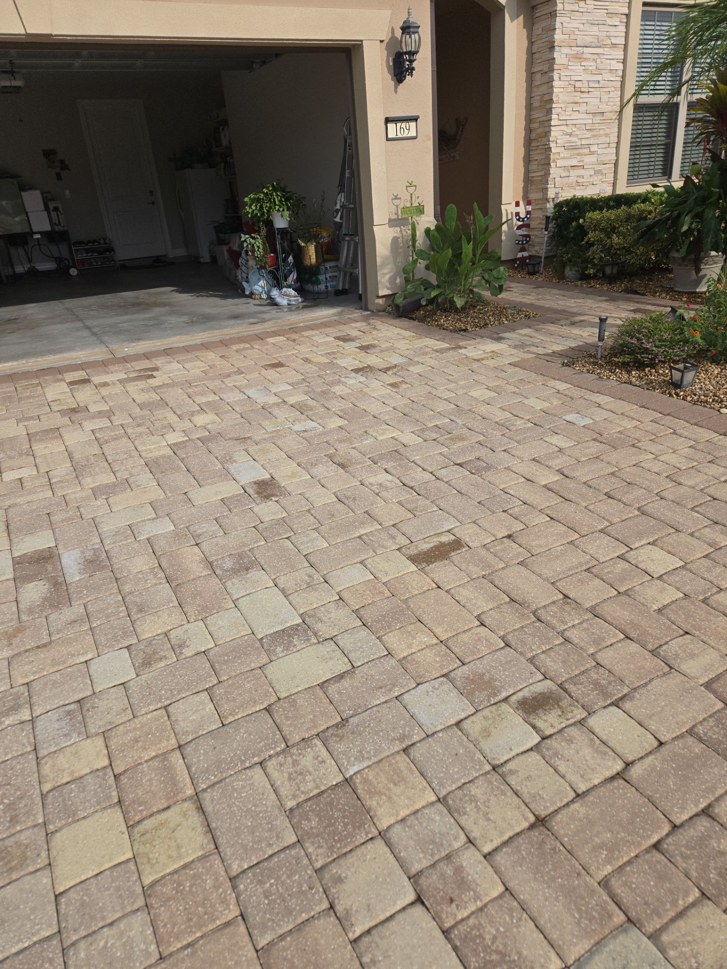 Pavers using Concrete Sealant by DuraSeal