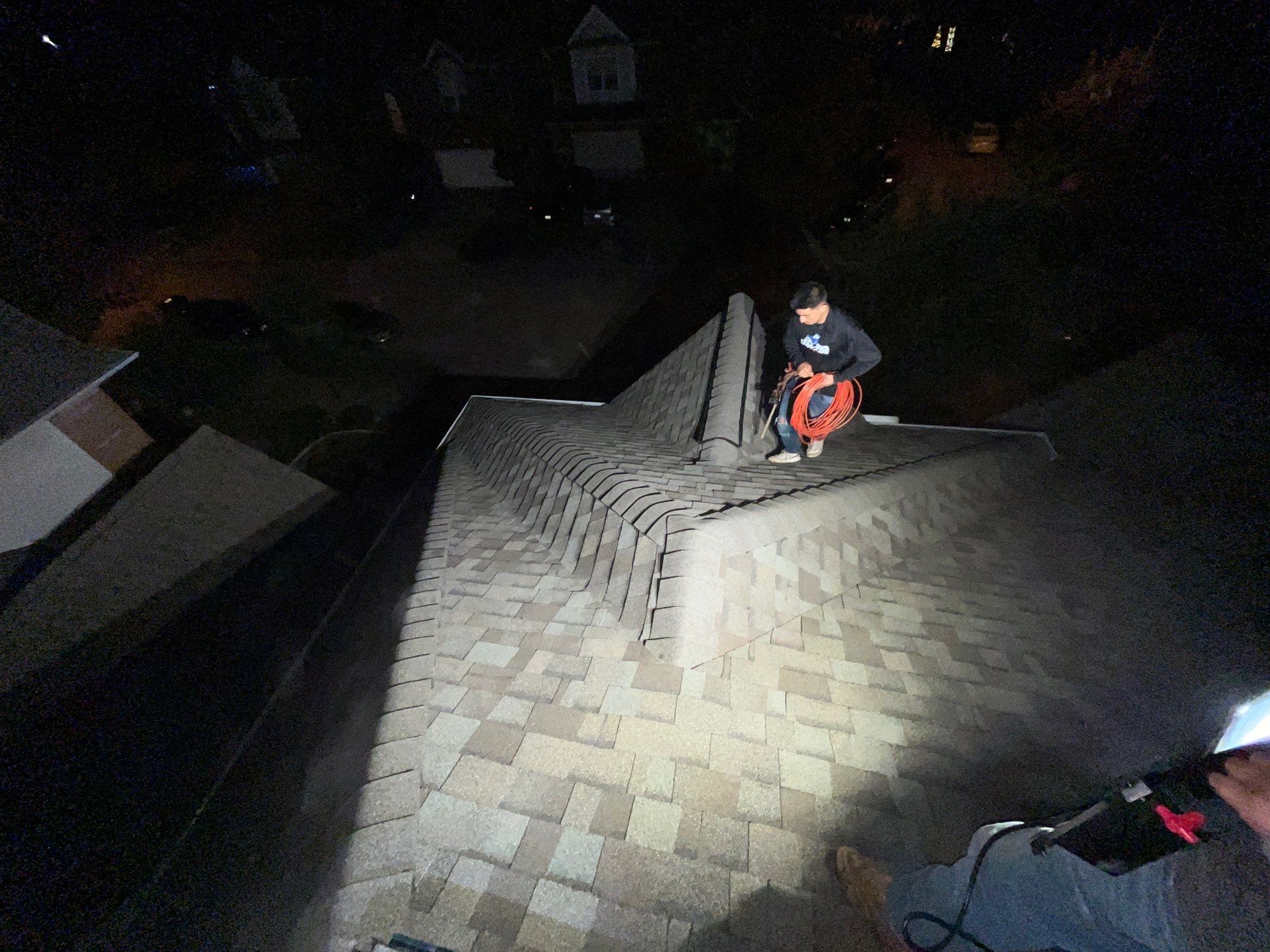Residential Roofing Installation using Owen's Corning Duration (Lifetime) Shingles by Roof Repair Company