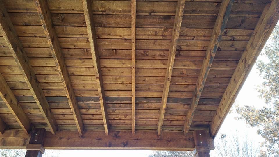 Beautiful Patio Cover Installation for a current Client by First United Roofing & Construction
