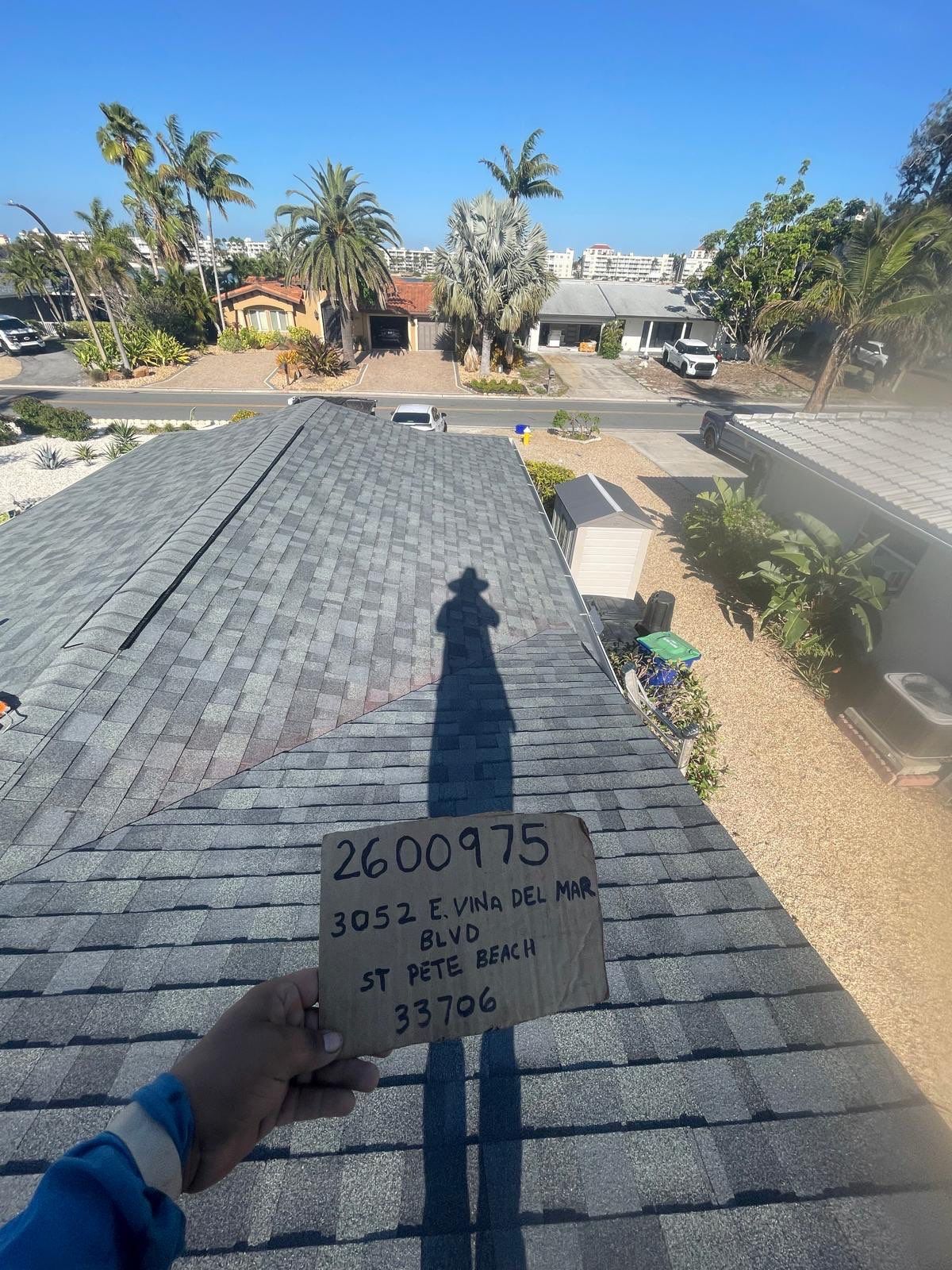 Project in St. Pete Beach 33706 by Mitchell Roofing Company LLC 