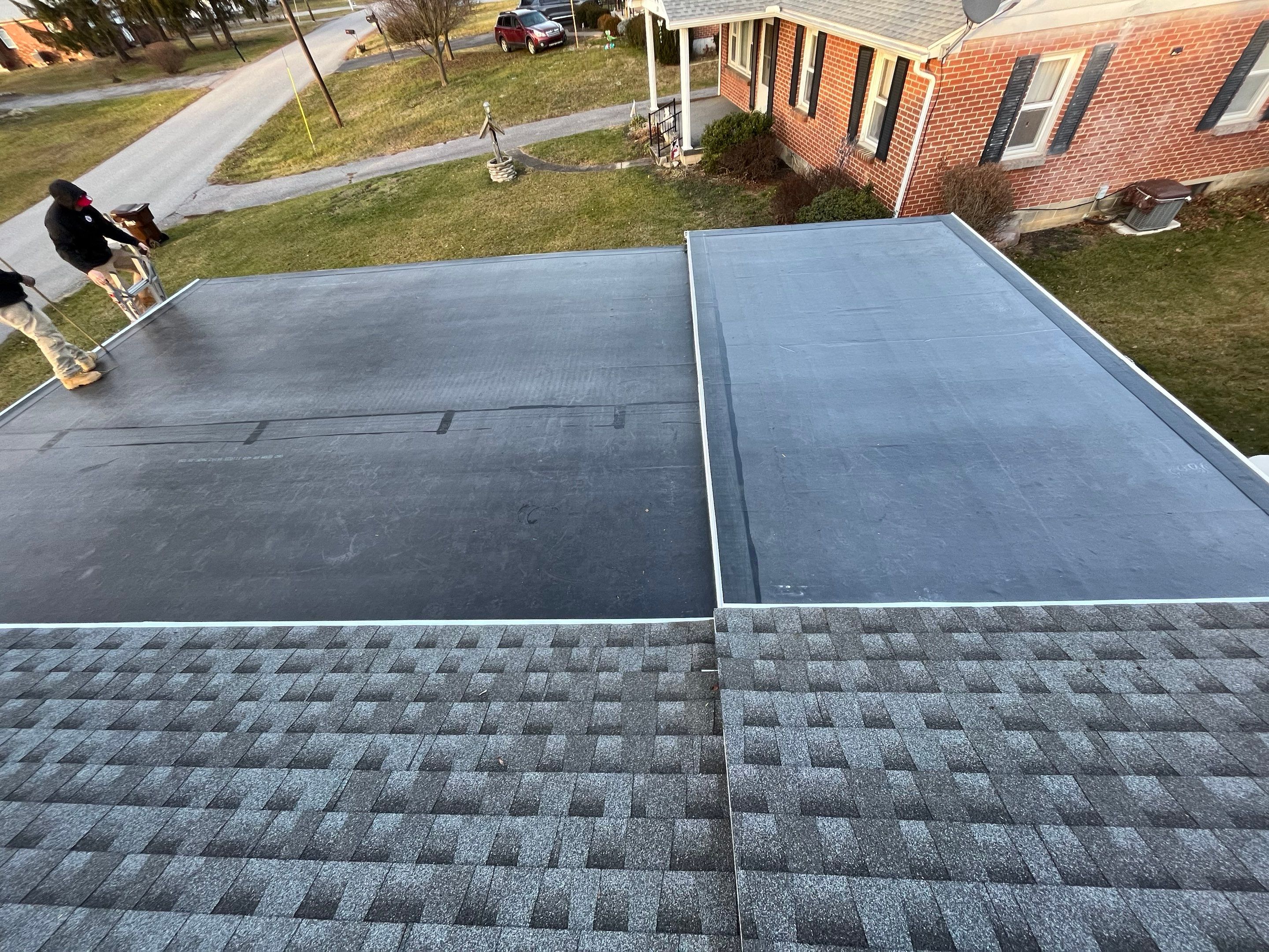 Epdm rubber roof  using Versico .060 by Teflon Roofing