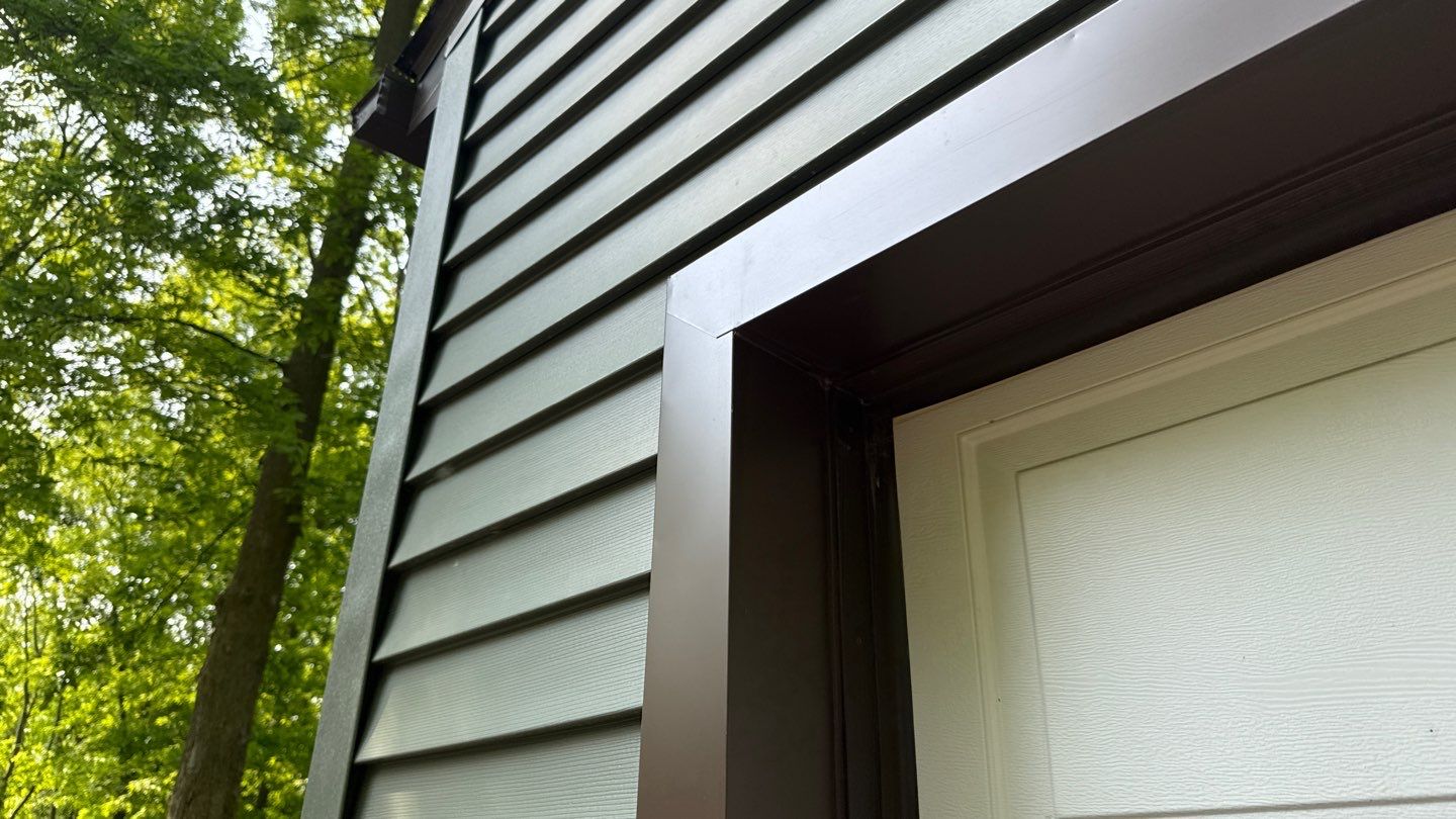 Siding Replacement using Alside Charter Oak D4.5" Deep Moss by 180 Contractors