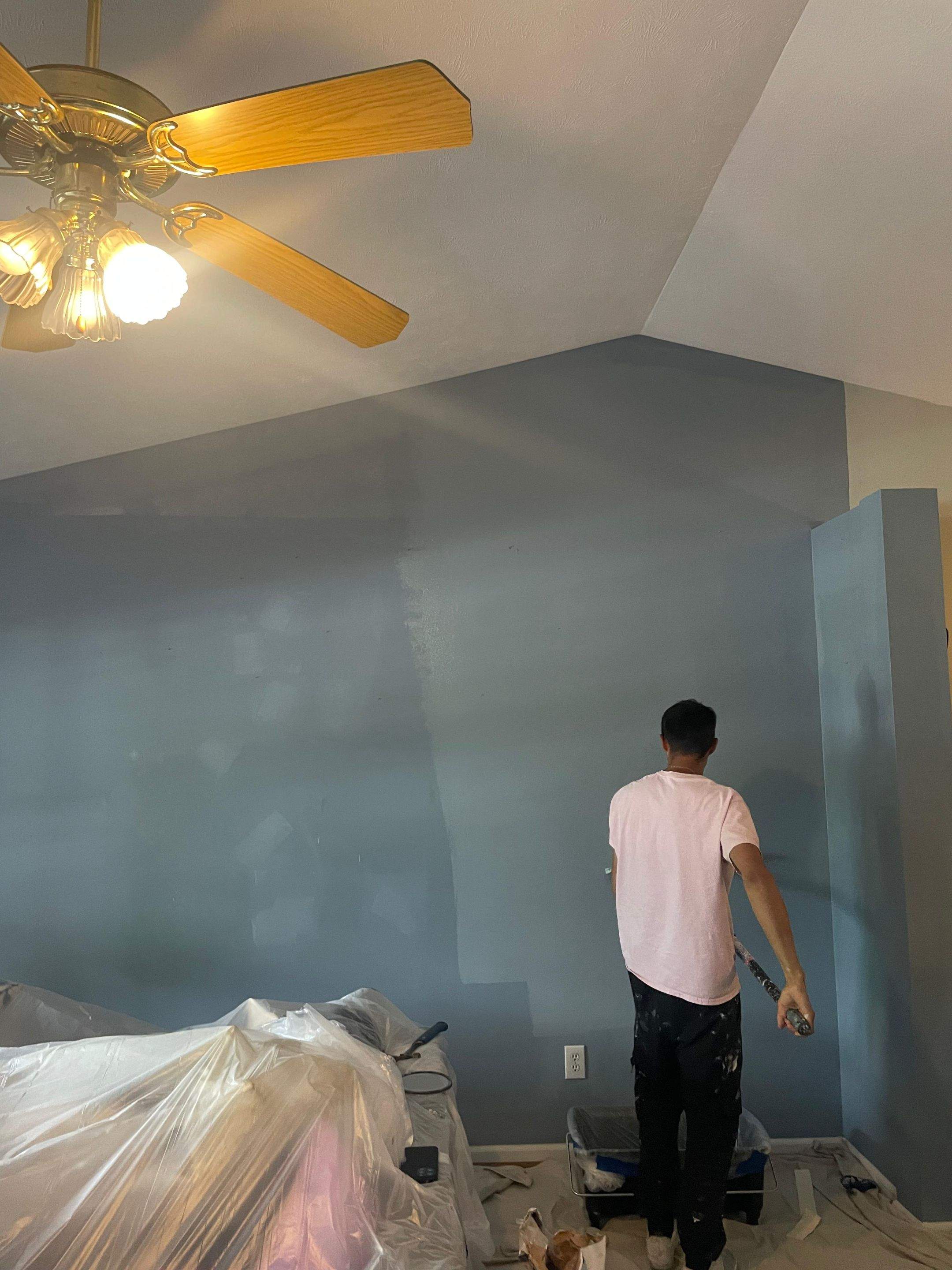 Roof replacement and interior repair by hail and wind damage by Just Brilliant Restoration JBR