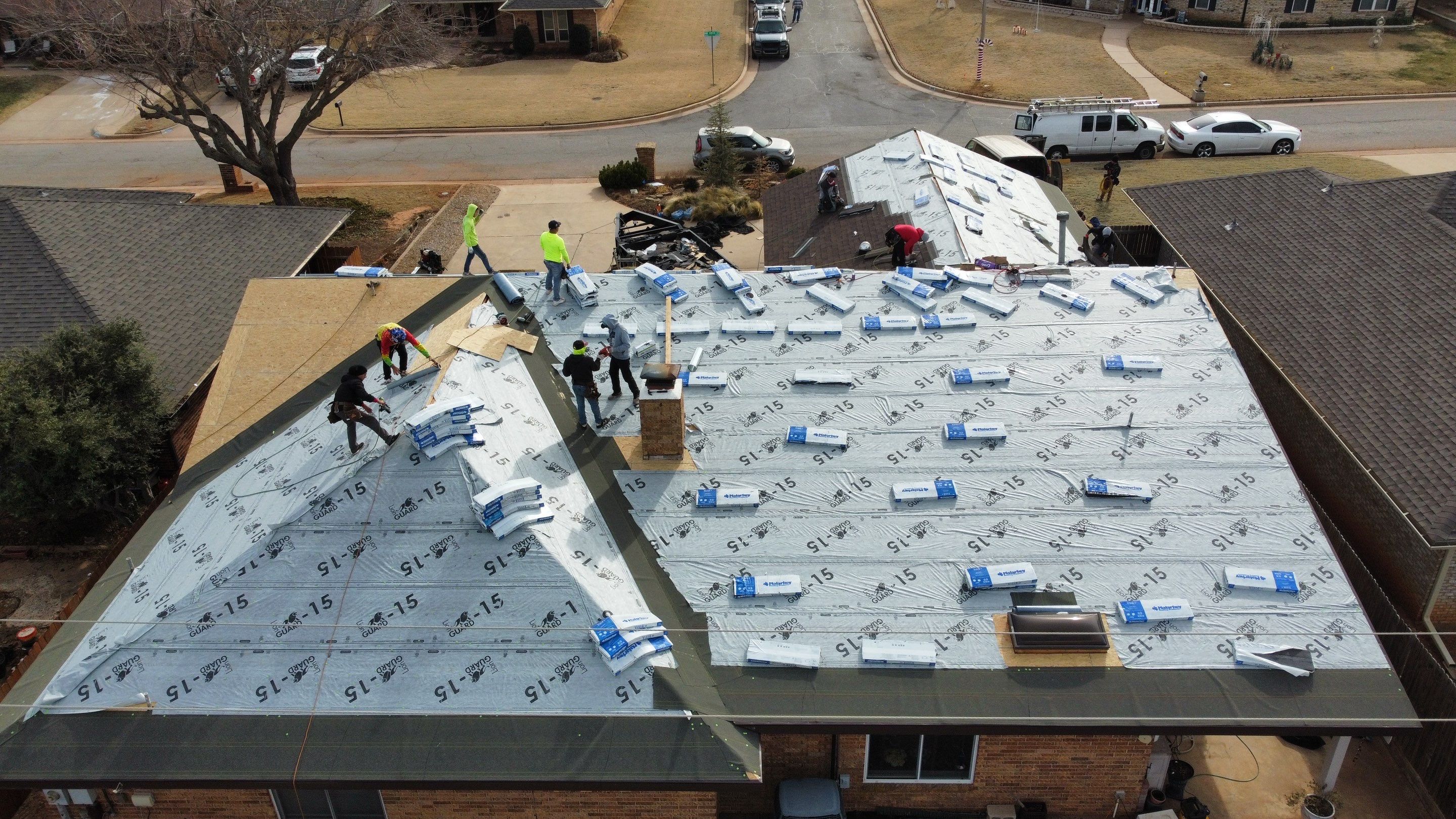 Malarkey Class 3 Antique brown install by Icon Roofing And Construction 