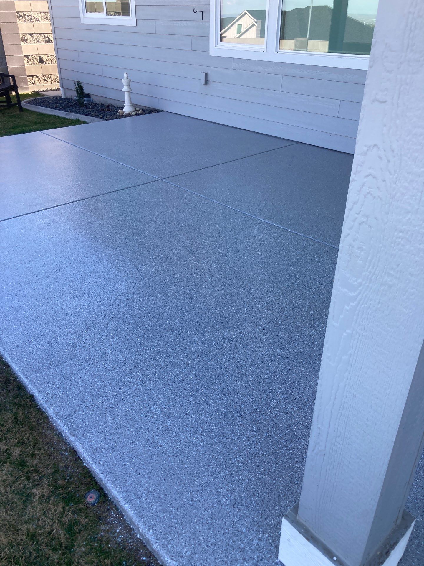 Patio Transformation using Agate Hybrid by Croc Coatings, LLC