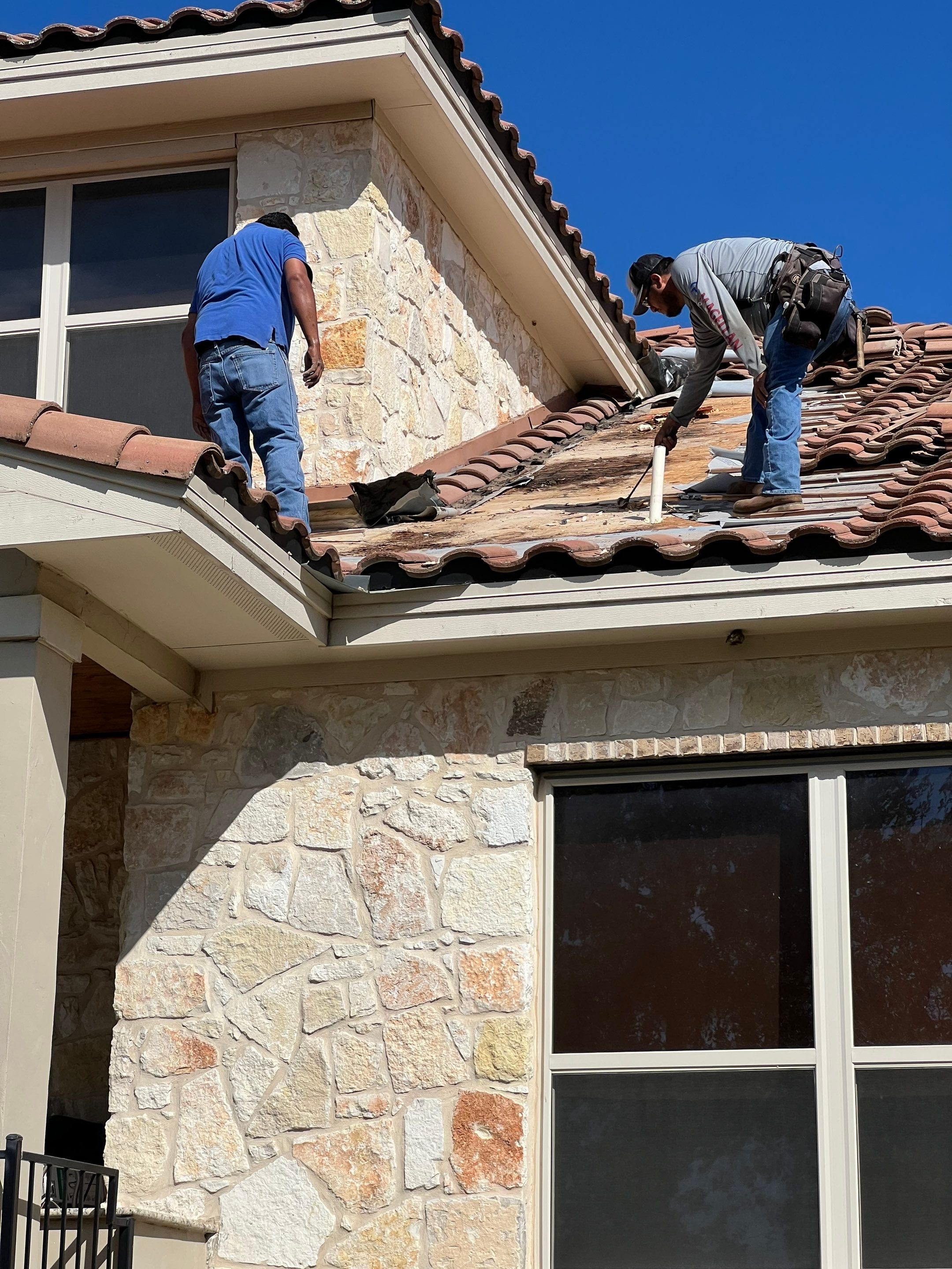 Tile Roof Repair  using Concrete S Tile by Premier Roofing and Contracting