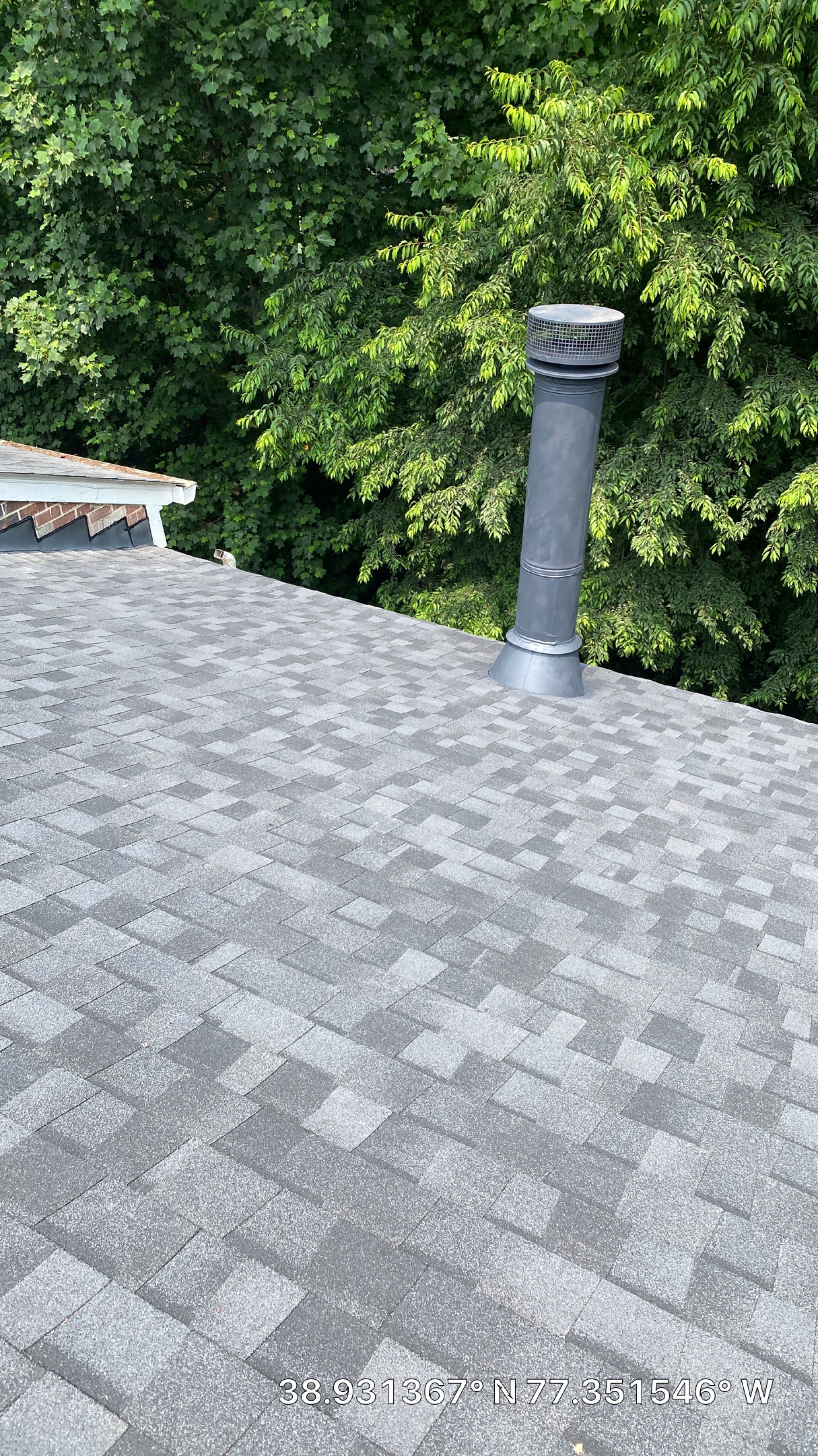 Reston: CertainTeed Landmark Pro Architectural Shingles in Max Def Moire Black by RM Banning, Inc.