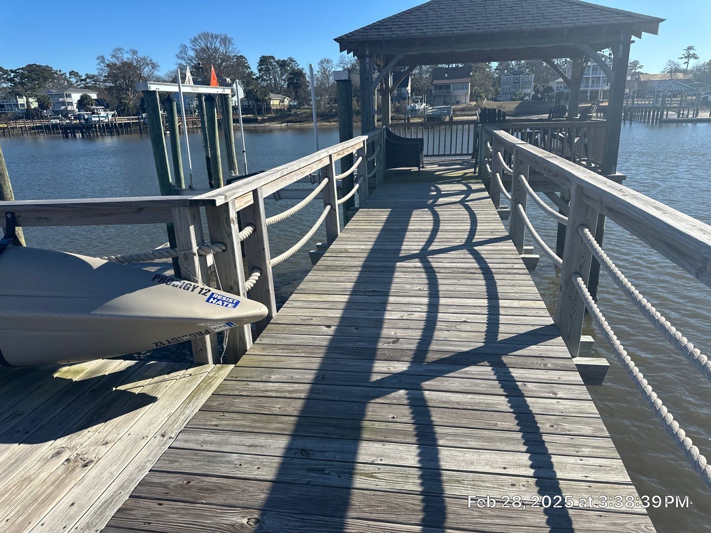 Dock using Wood Sealant by DuraSeal