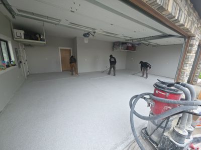 Walla Walla Garage Floor Transformation Using Limestone Hybrid Coating