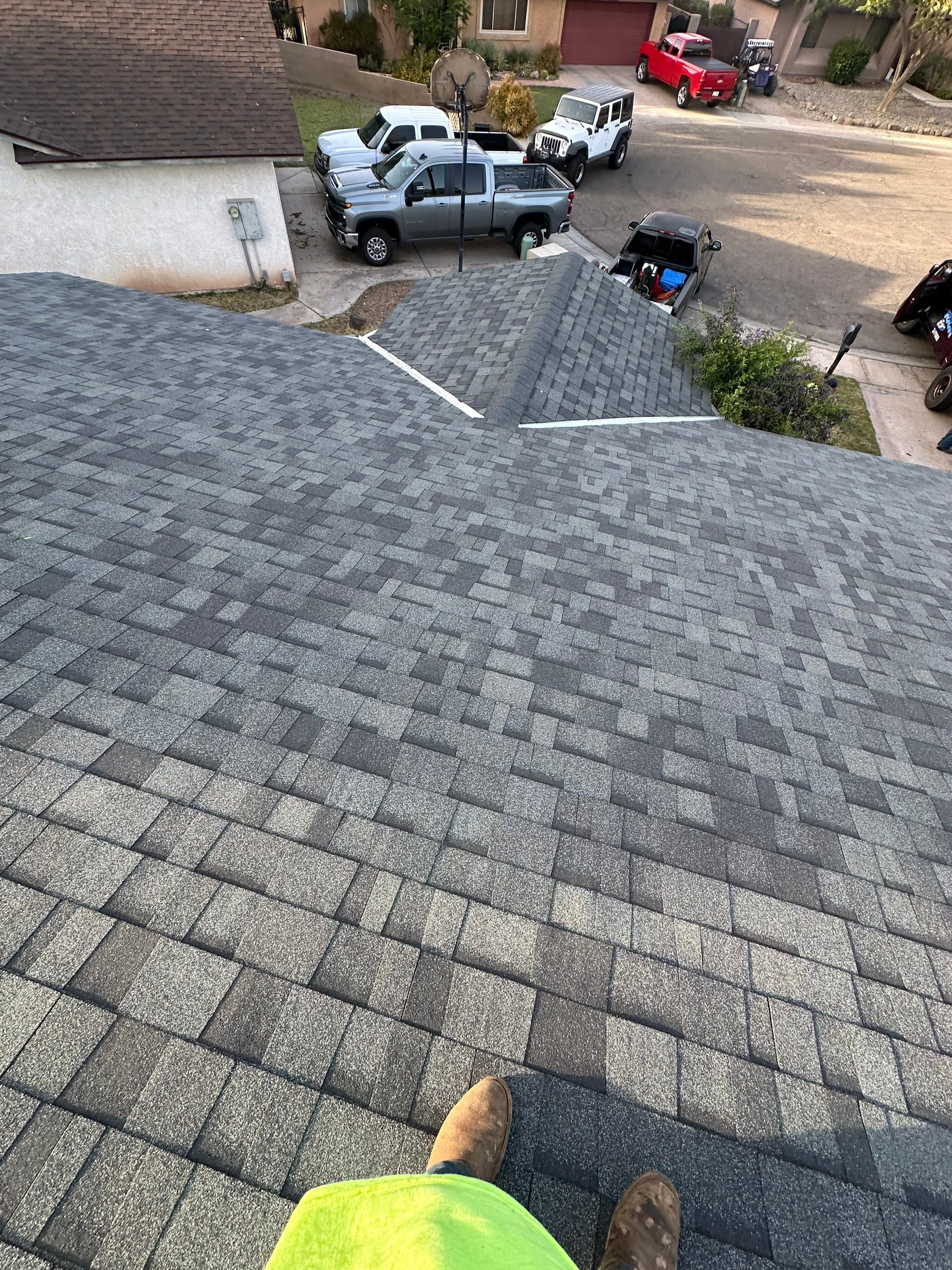 Estate Gray Shingles by Reimagine Roofing