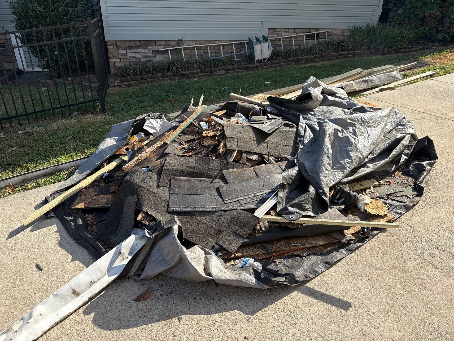 Project in New London by Badger Hauling