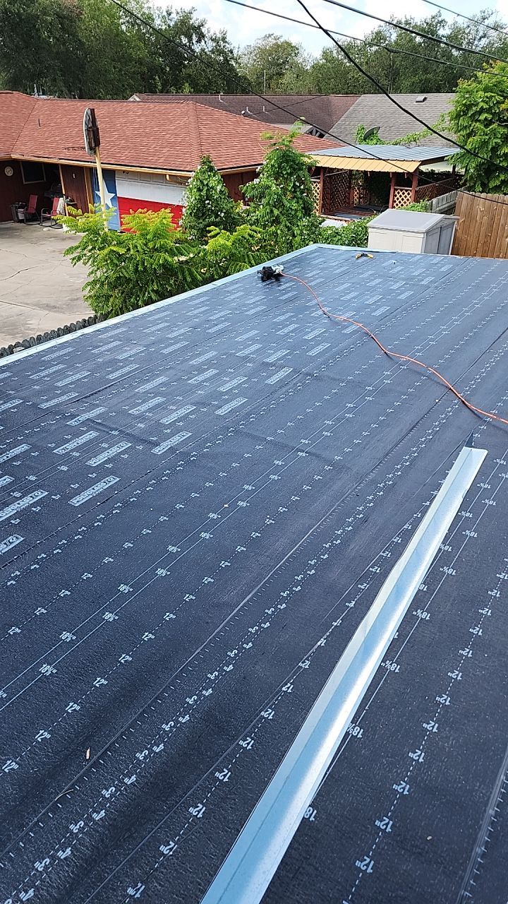 Residential Roofing Installation using Modified Bitumen  by Galvan Roofing and Construction