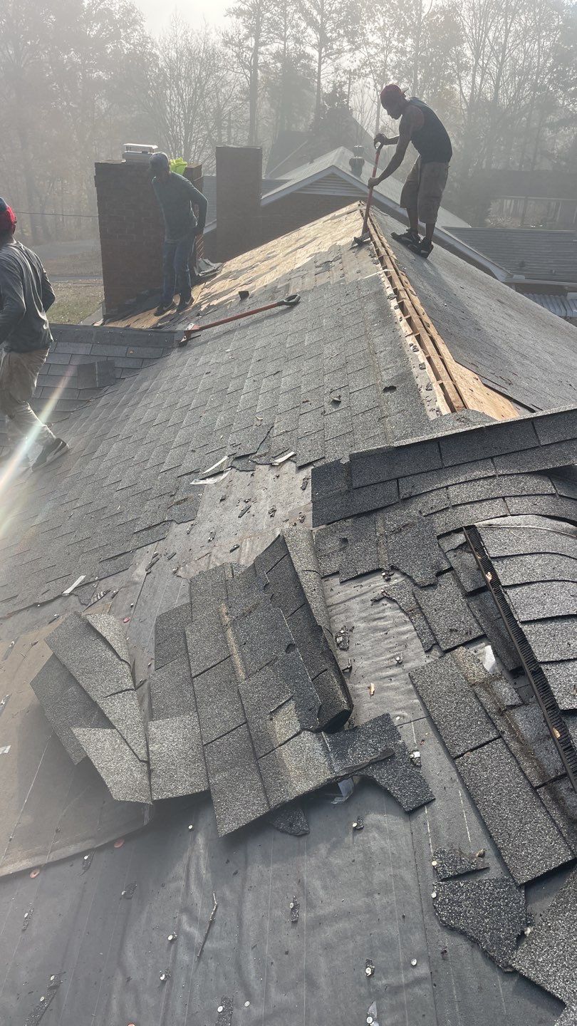 Roof replacement by hail and wind damage by Just Brilliant Restoration JBR