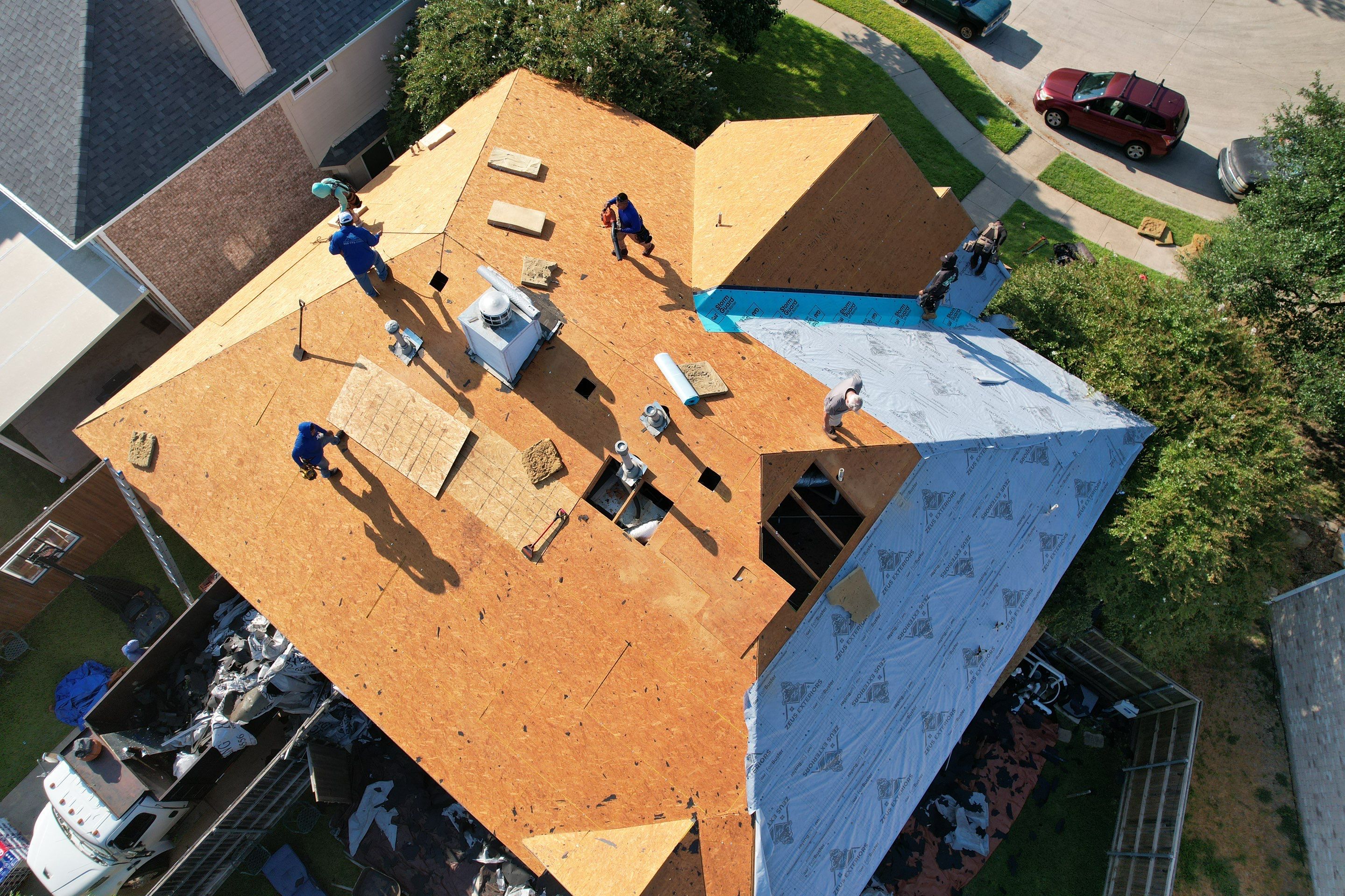 Project in Allen by Zeus Exteriors