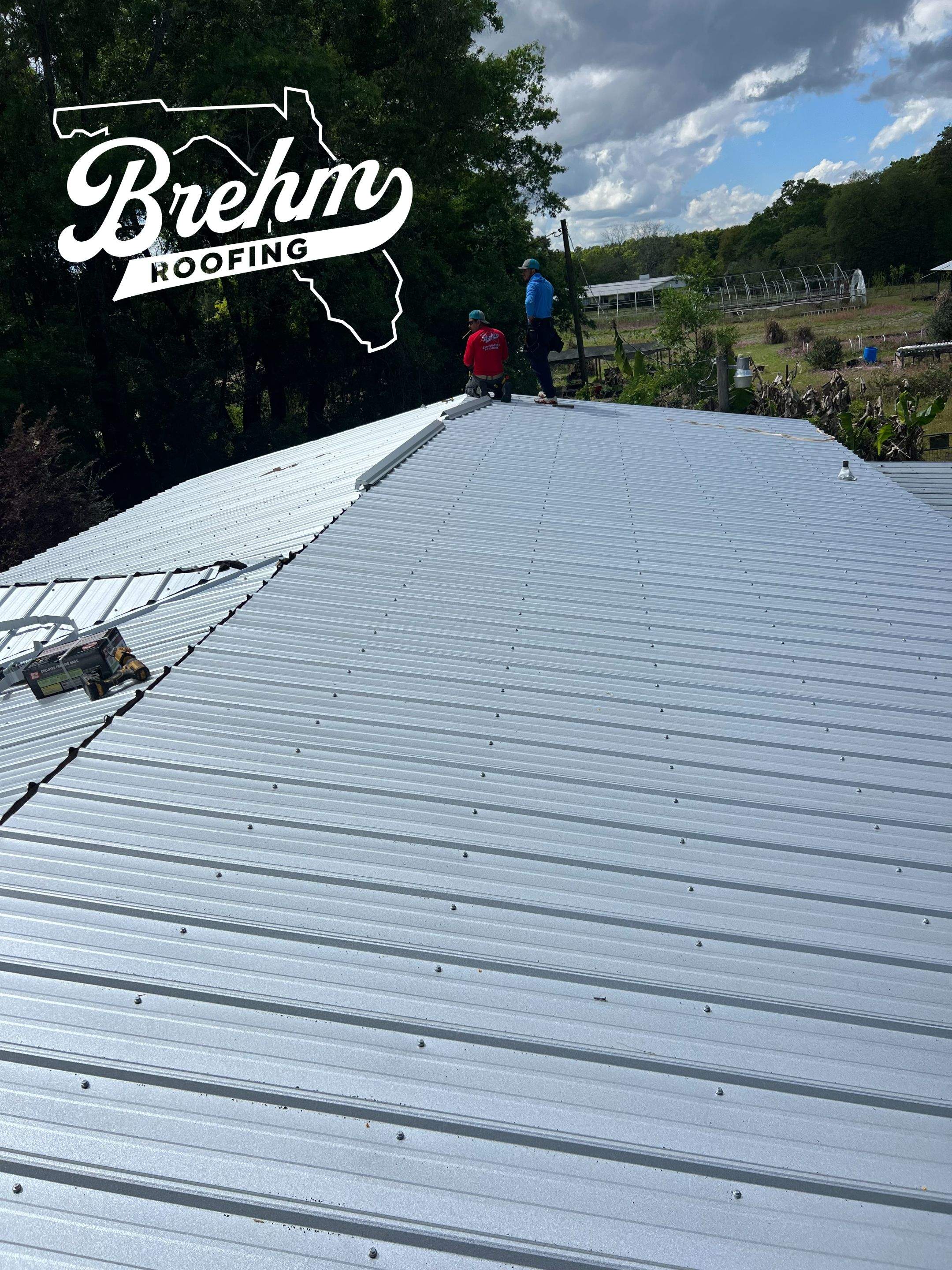 Metal Roof Replacement in Archer, Florida by Brehm Roofing