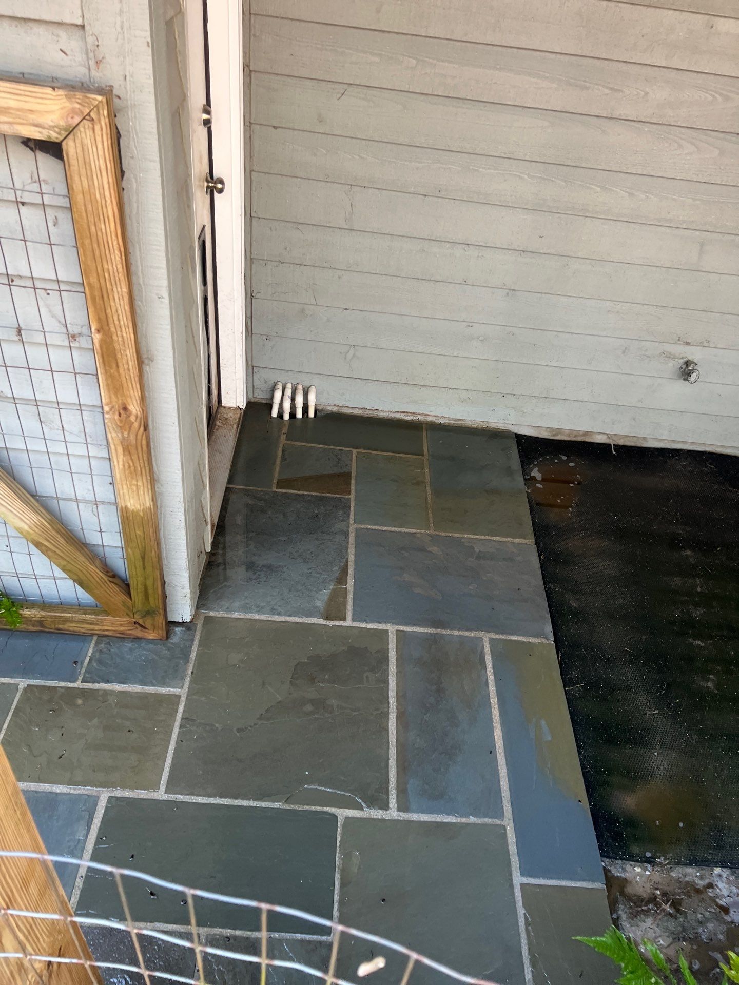 travertine  using Concrete Sealant by DuraSeal