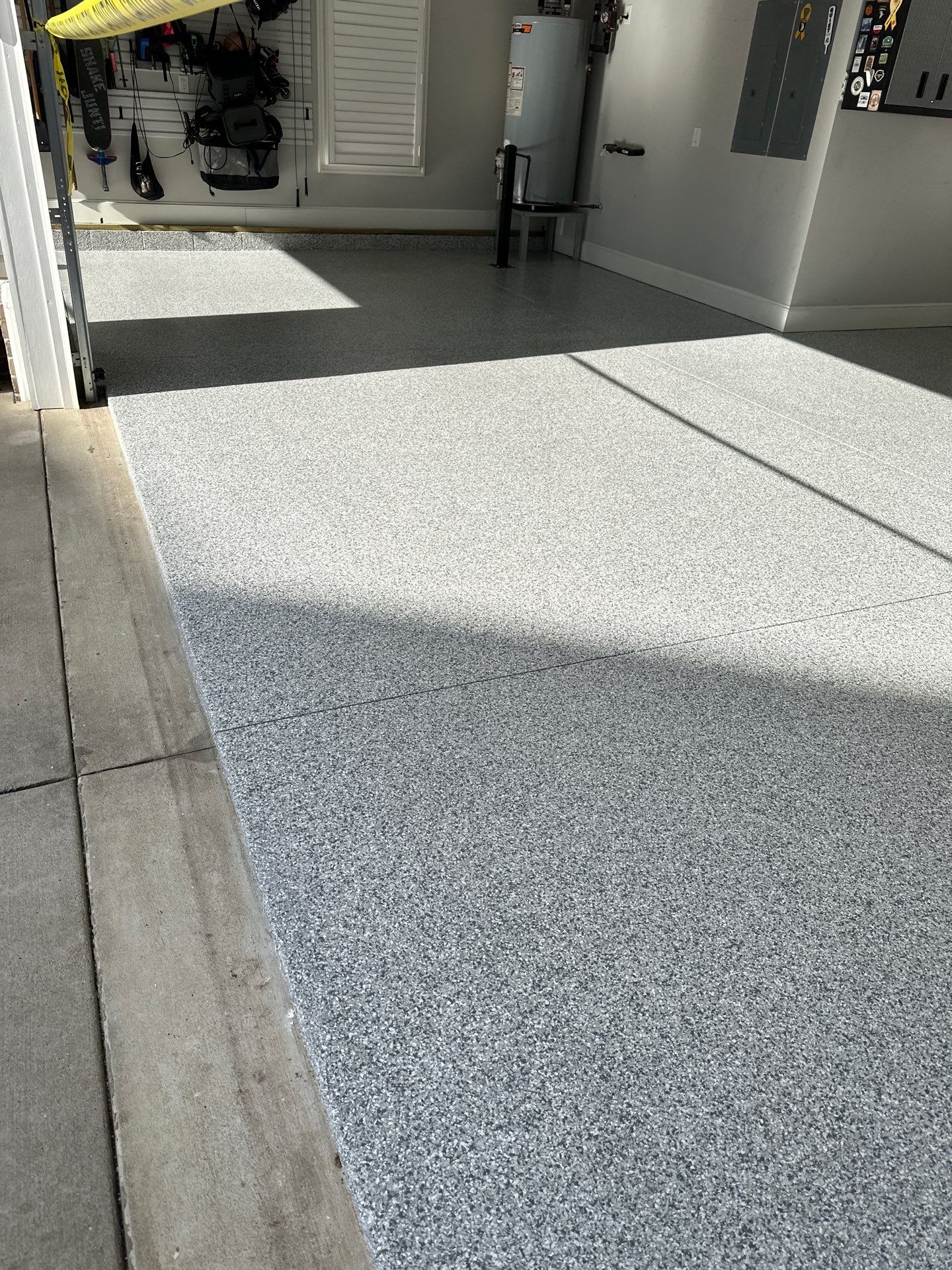 Garage Floor Coating using Gravel by My Garage Floor Guys