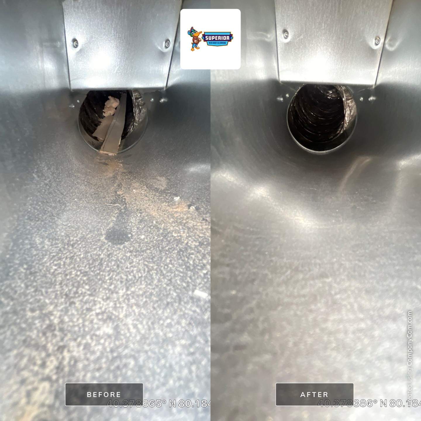 Air Duct Cleaning With a Vacuum Truck in McDonald, PA by Superior Air Duct Cleaning