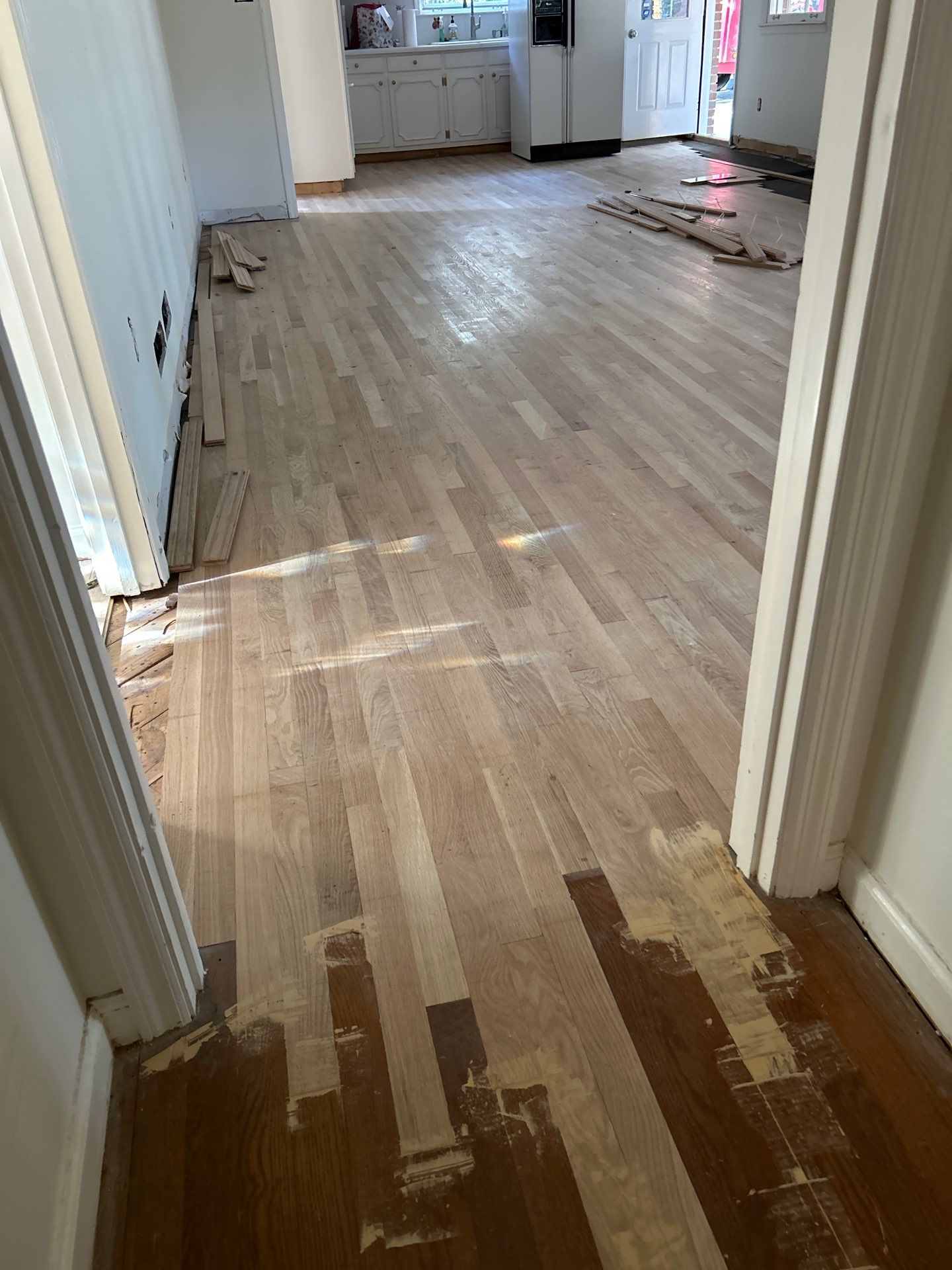 Oak refinish by Footprints Floors of East Atlanta