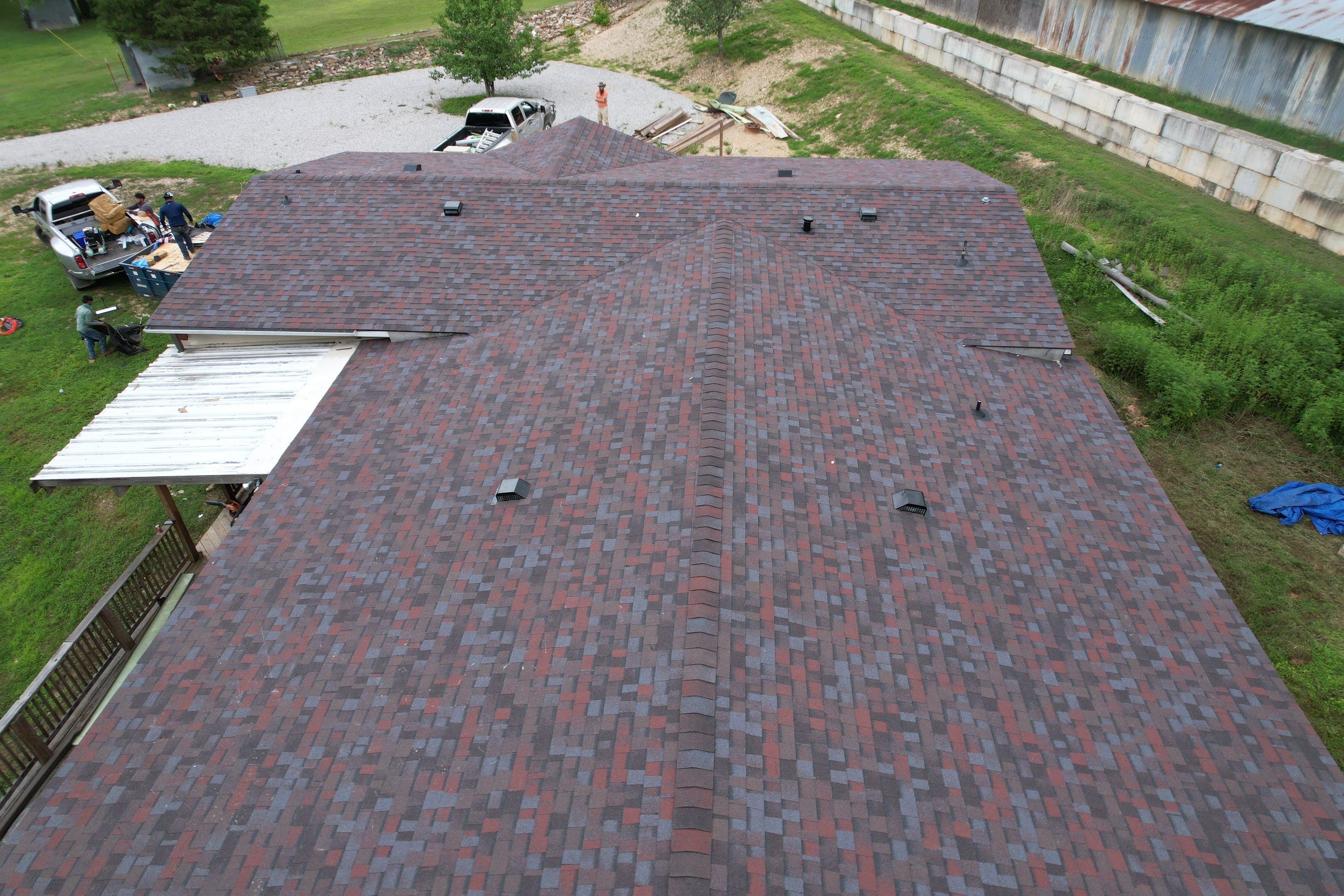 Residential Shingle Reroof using Owens Corning: TruDef Designer (Merlot) by Hostetler Roofing