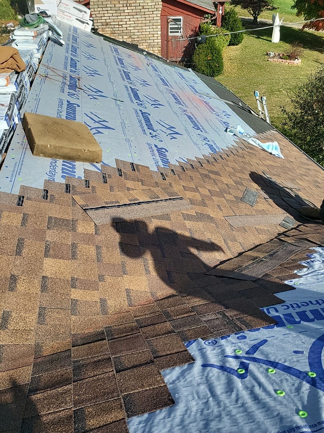 ATLAS PINNACLE COLOR: BURNT HICKORY DRIP EDGE: MUSKET BROWN by Eagle Eye Roofing