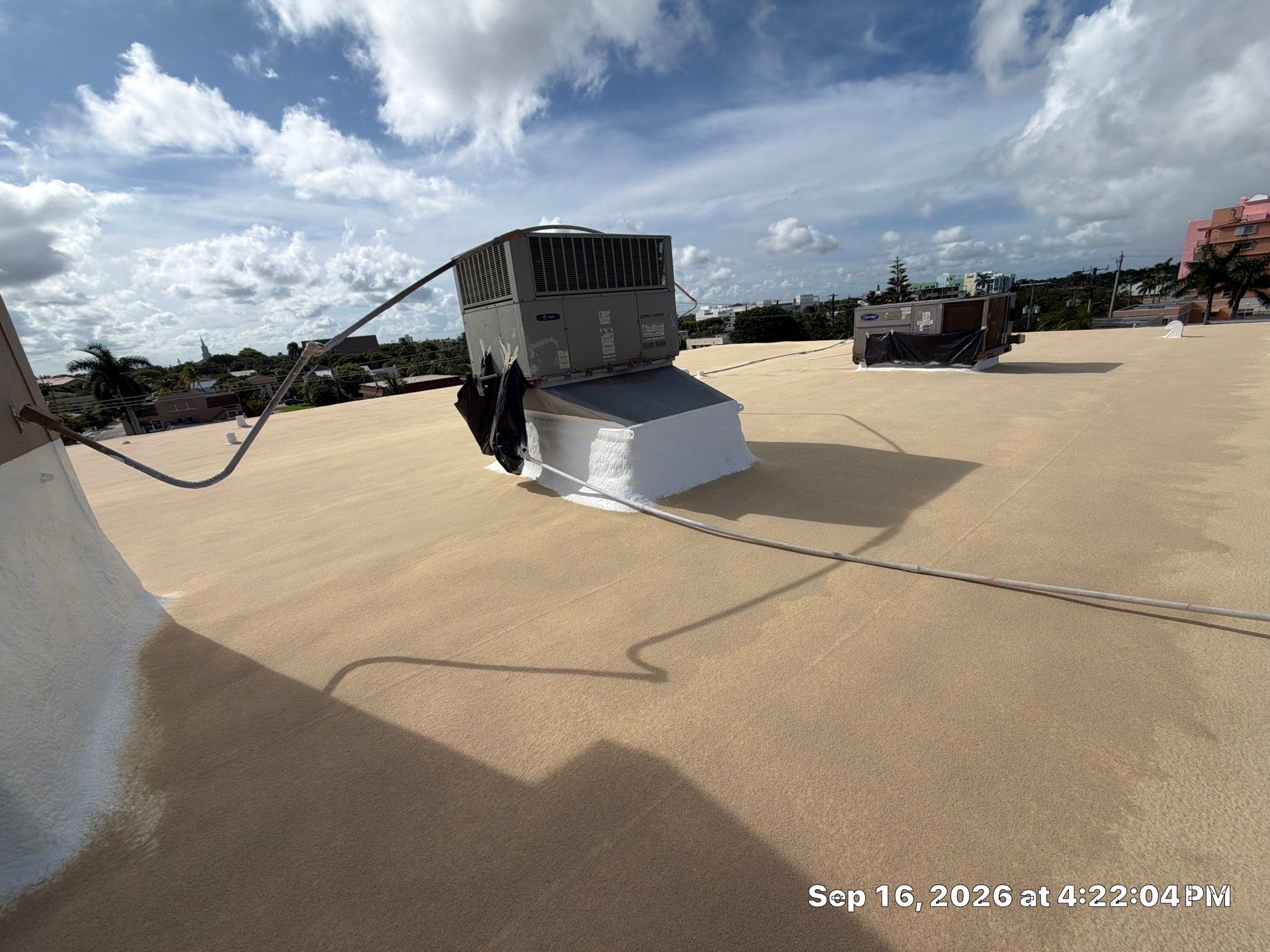 Commercial Roof Restoration for Lake Worth Beach Flat Roof Project by Roof King LLC