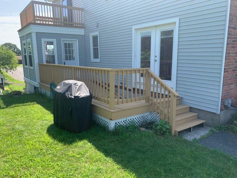 Porch/Deck Construction using PT Decking by UBrothers Construction