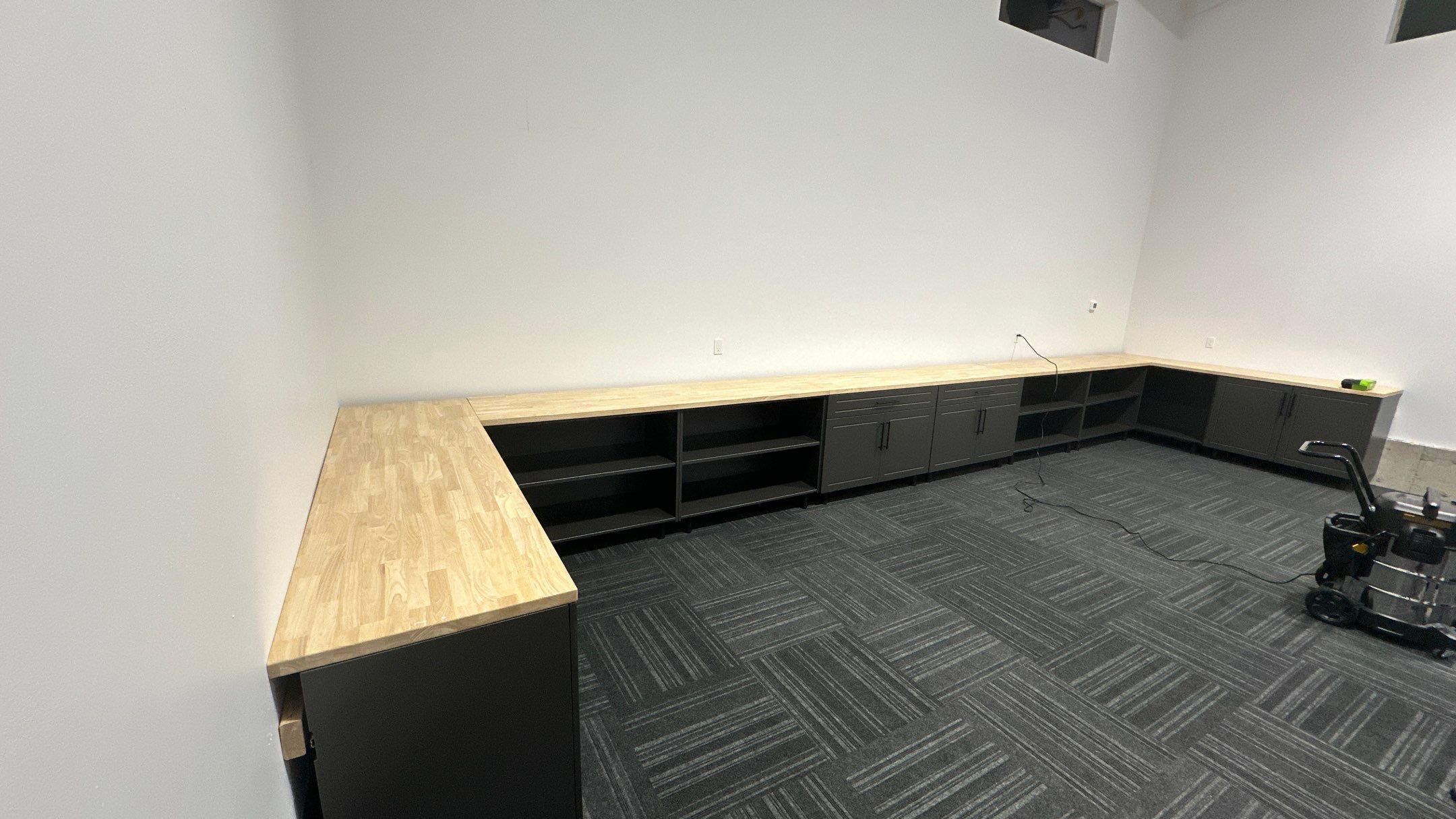 Pewter Cabinet Installation by Croc Coatings, LLC
