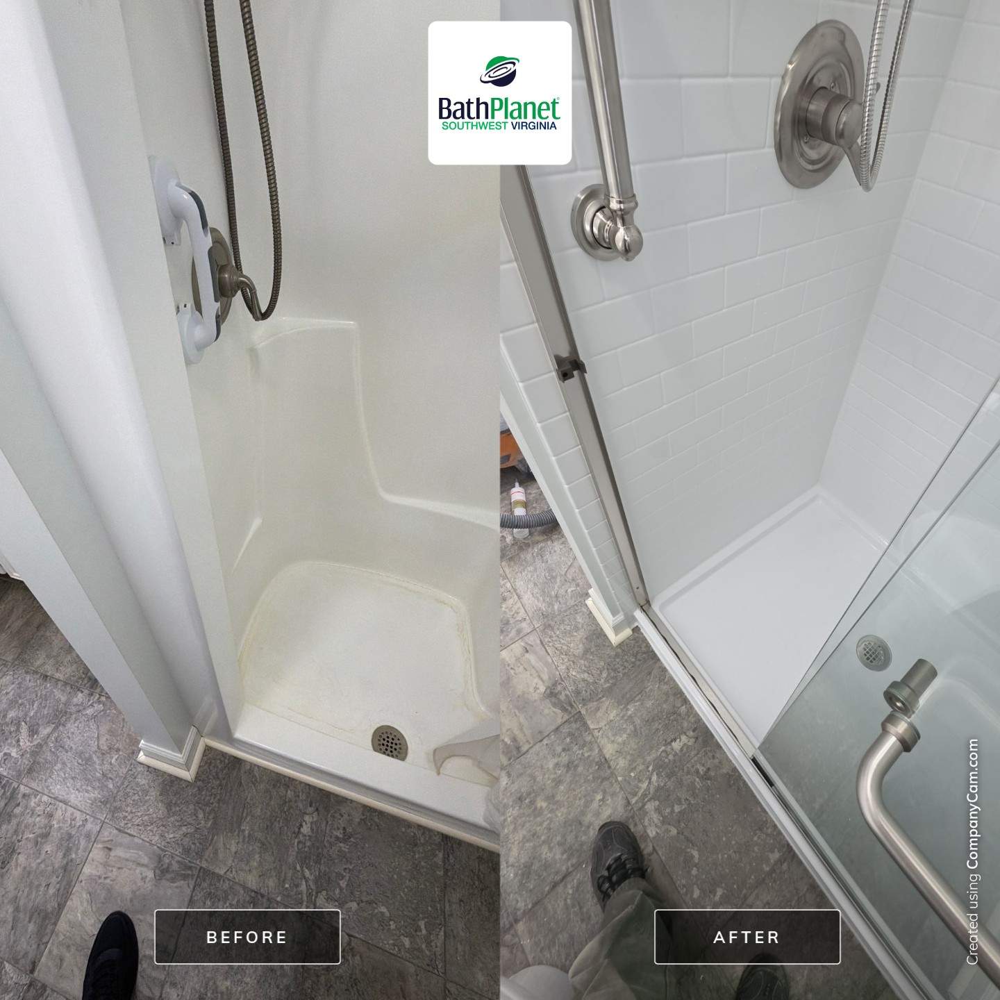 Shower Stall to Walk-In by BathPlanet SW Virginia