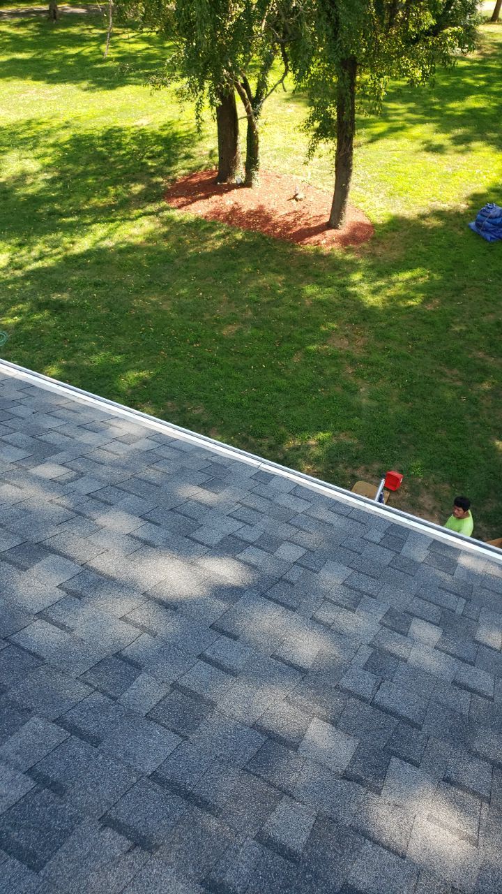 Marshall Roofing Project - Landmark Pro Max Def Pewterwood Designer Shingles by RM Banning, Inc.