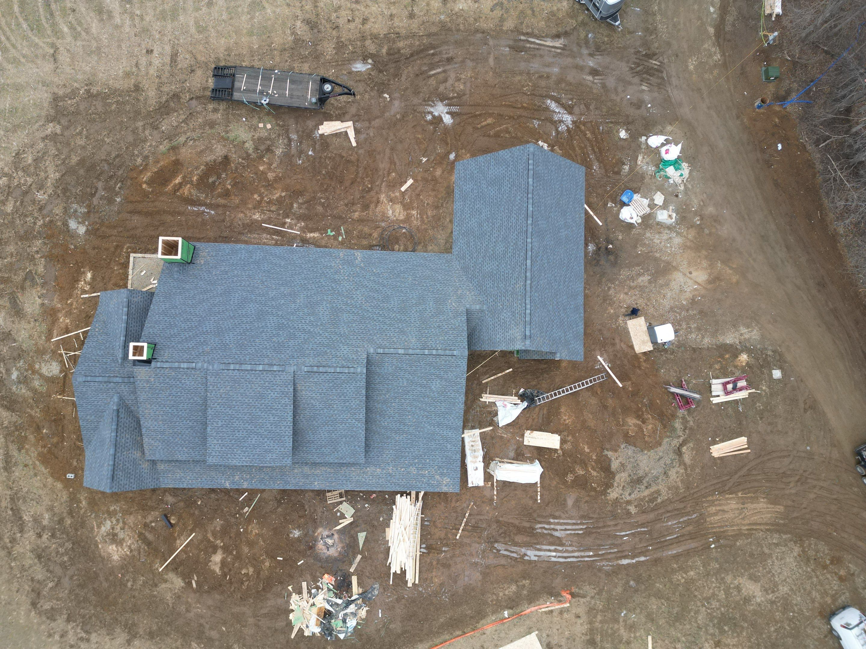 Residential Roofing Installation using Timberline HDZ Shingles - Williamsburg Slate by RoofX 