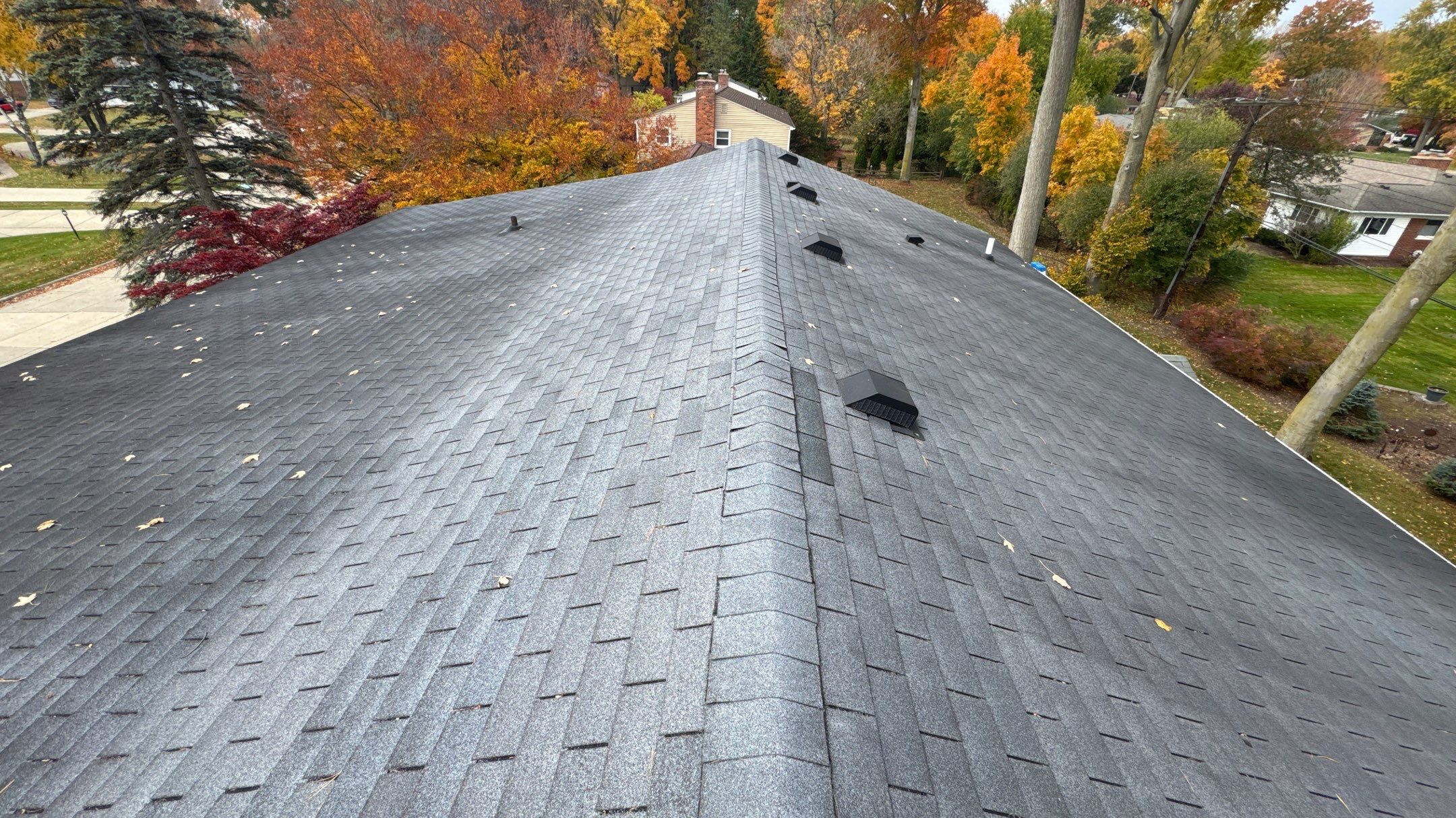 Roof Replacement using Owens Corning Onyx Black by 180 Contractors