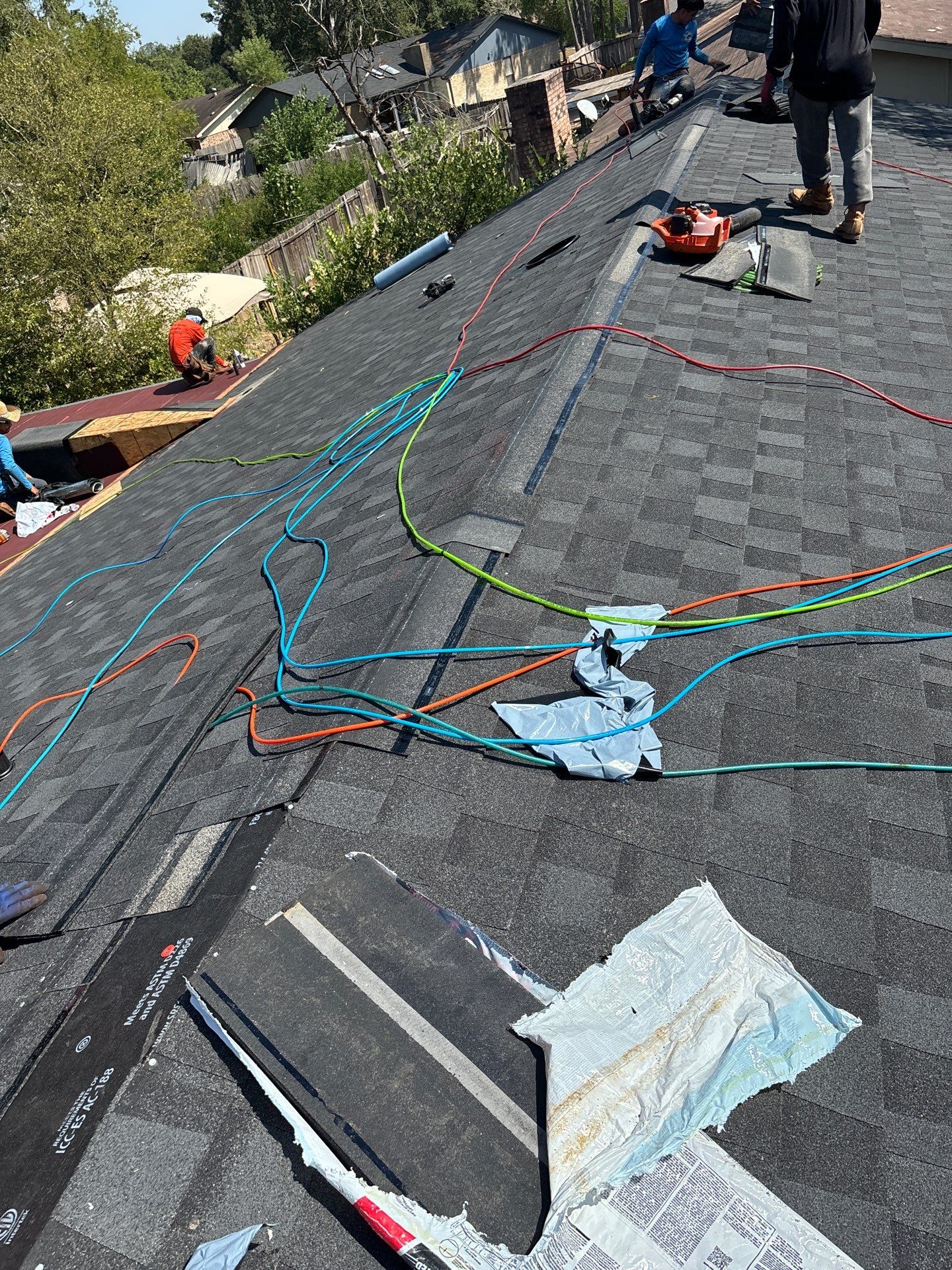 Residential Roofing Installation using Owen's Corning Duration (Lifetime) Shingles by Roof Repair Company