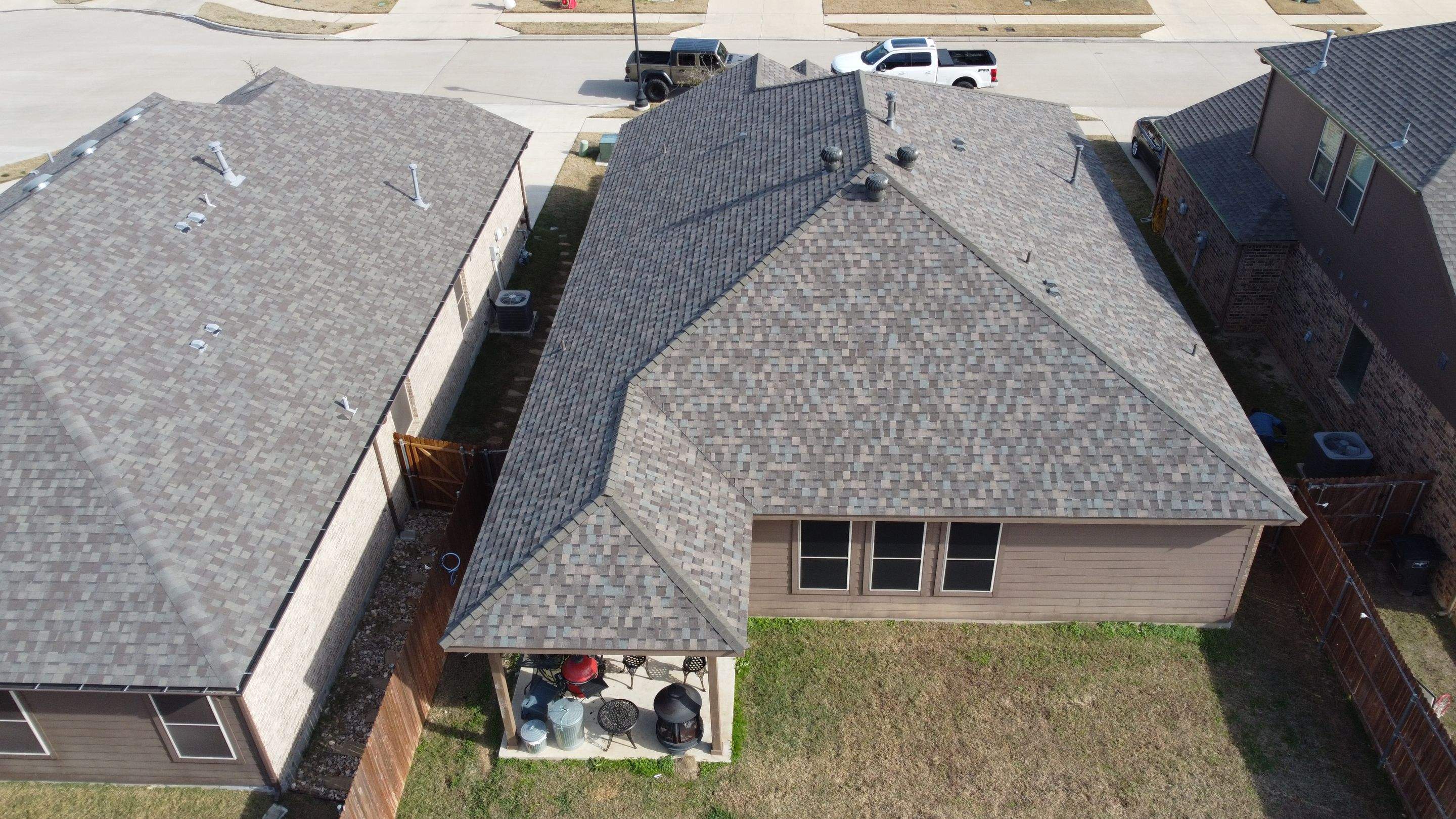 Residential Roofing Installation using ATLAS StormMaster Shake by Harvey Roofing & Construction
