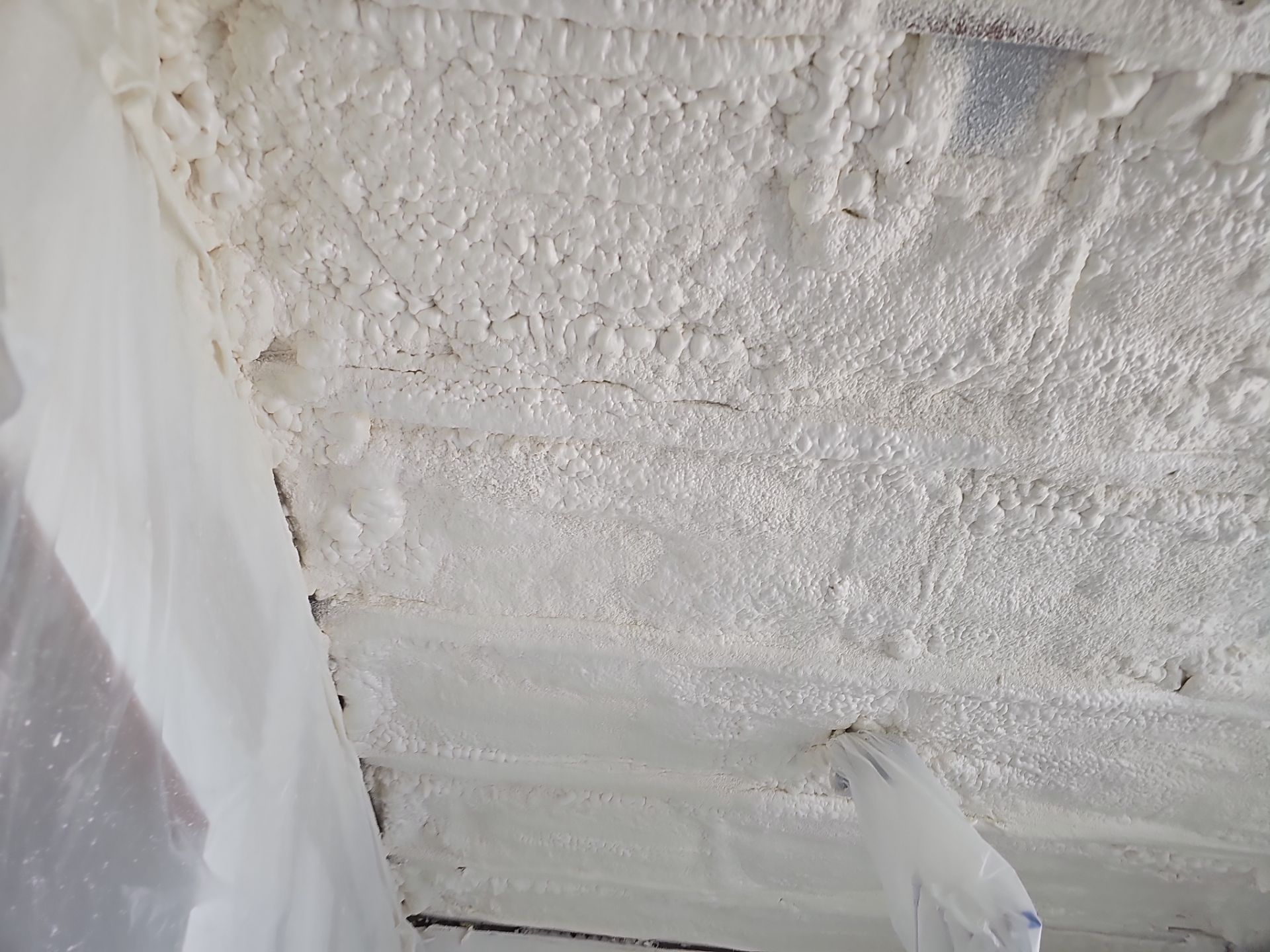 Basement Exterior Walls using Closed Cell Spray Foam by NYS Foam & Energy