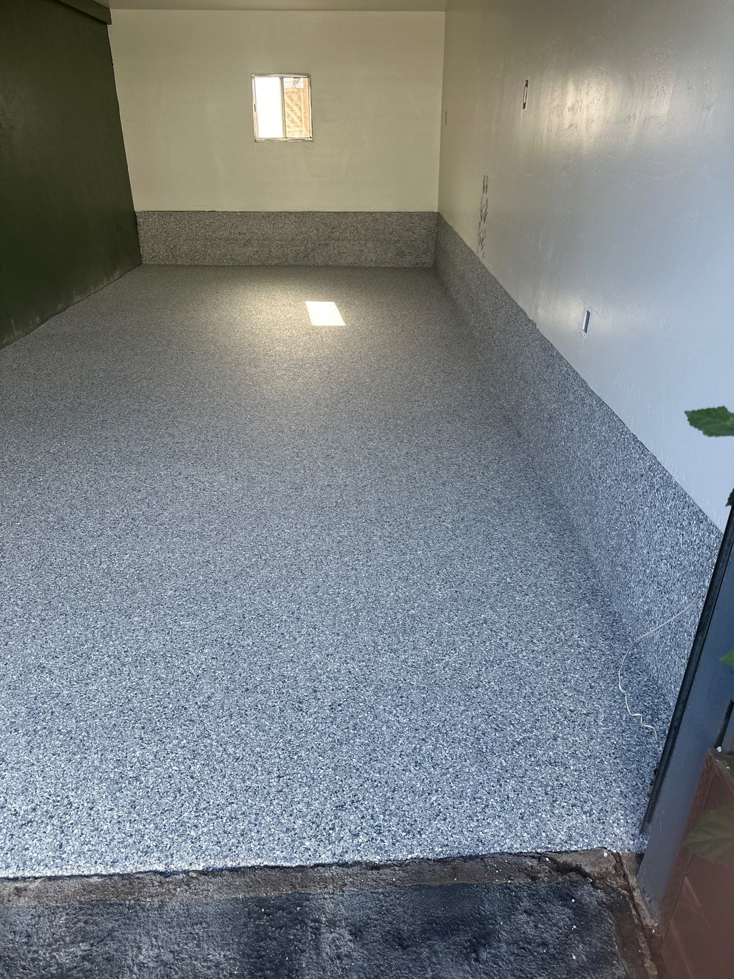 Morro Bay Garage Floor Coating with Simiron Decorative Chips by MGP Coatings