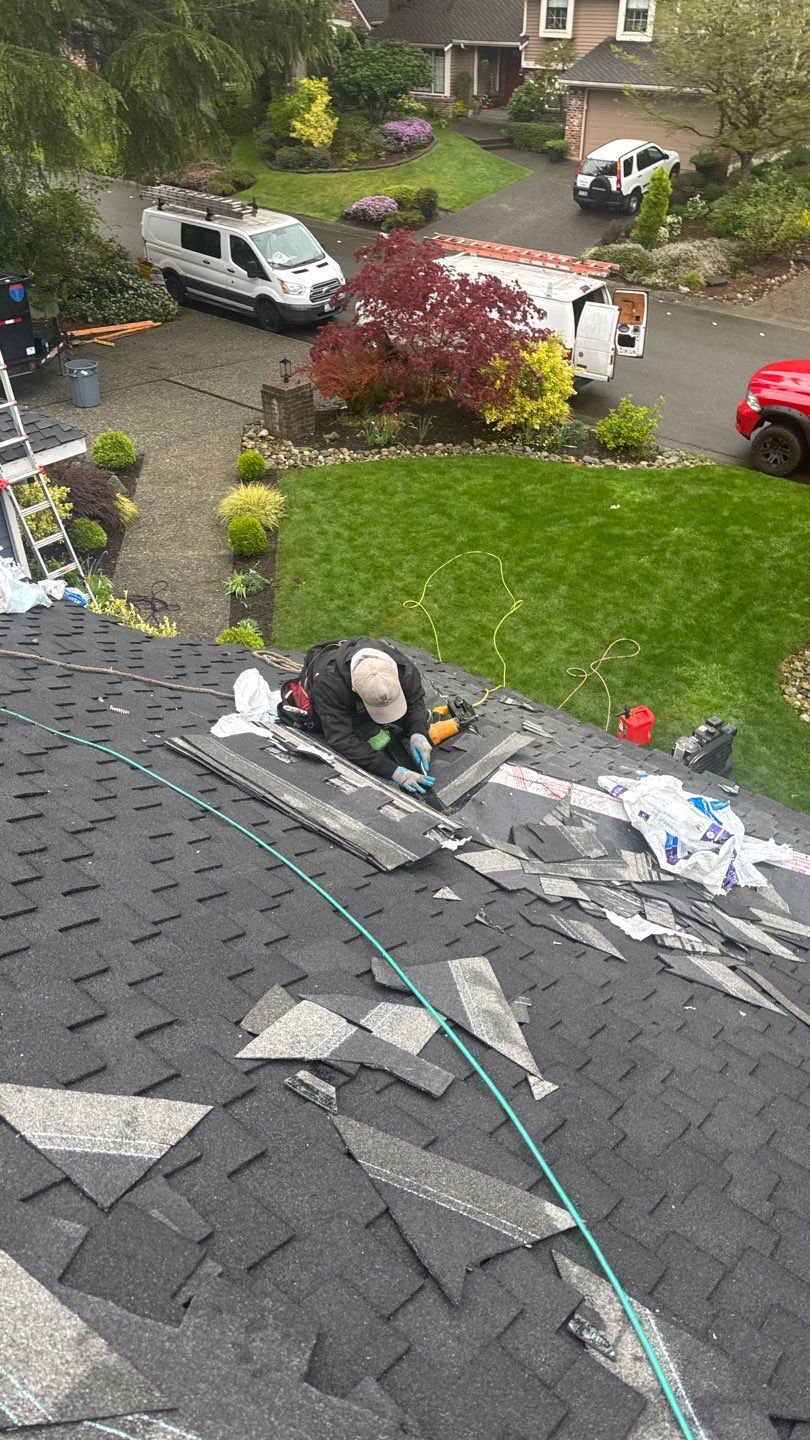 Residential Roofing Installation using GAF UHDZ Shingles by Roofing Formula LLC