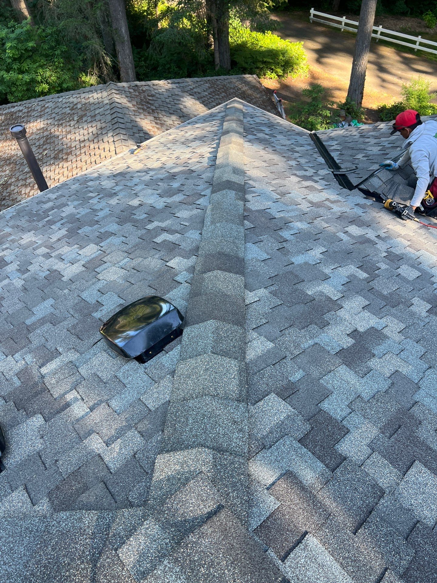 Residential Roofing Installation using GAF HDZ Shingles by Roofing Formula LLC