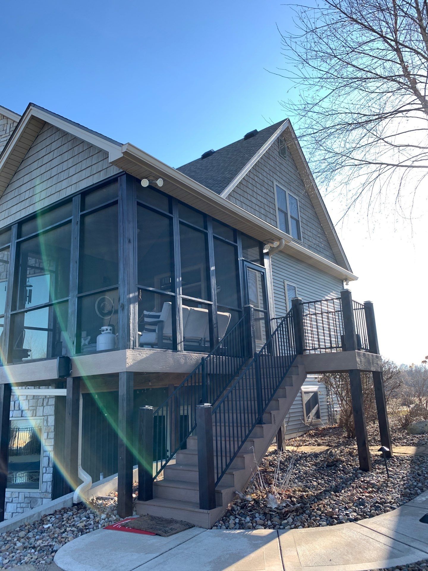 Lake Life = No Maintenance  !! by EEC  Windows, Siding & Roofing 