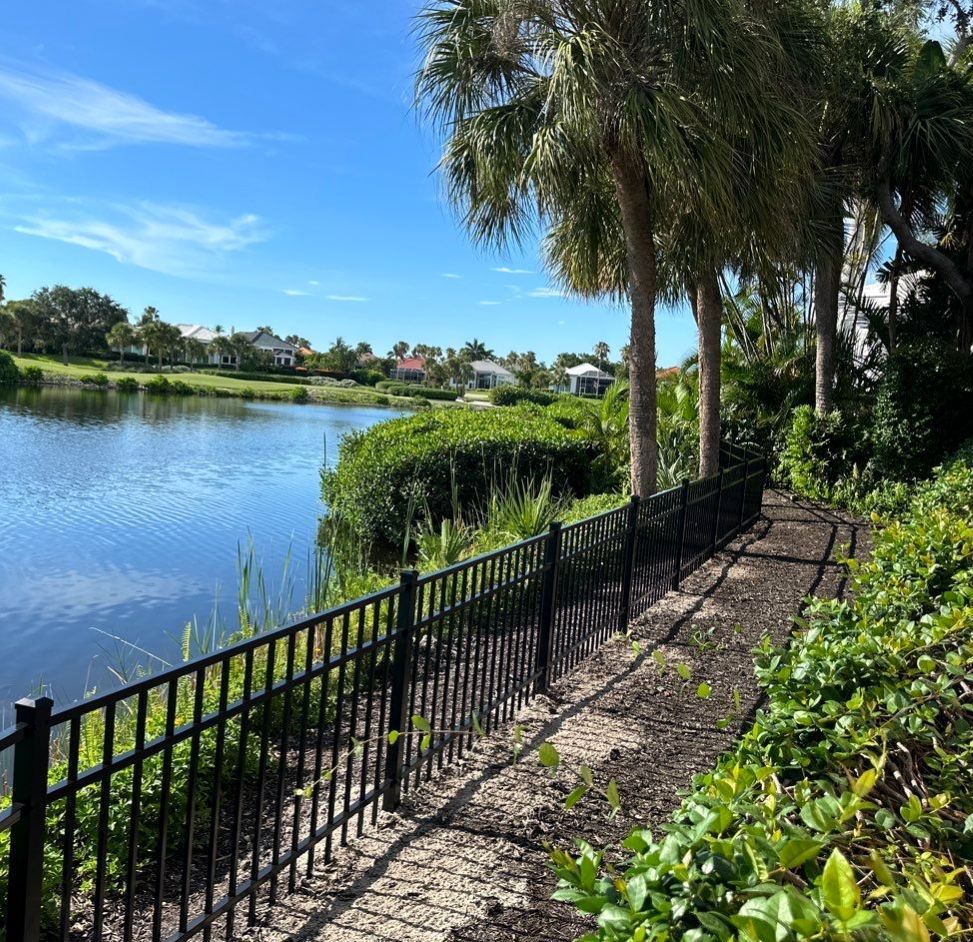Aluminum Fence Installation using 3 Rail Aluminum Fence by Asap fence and gates, LLC