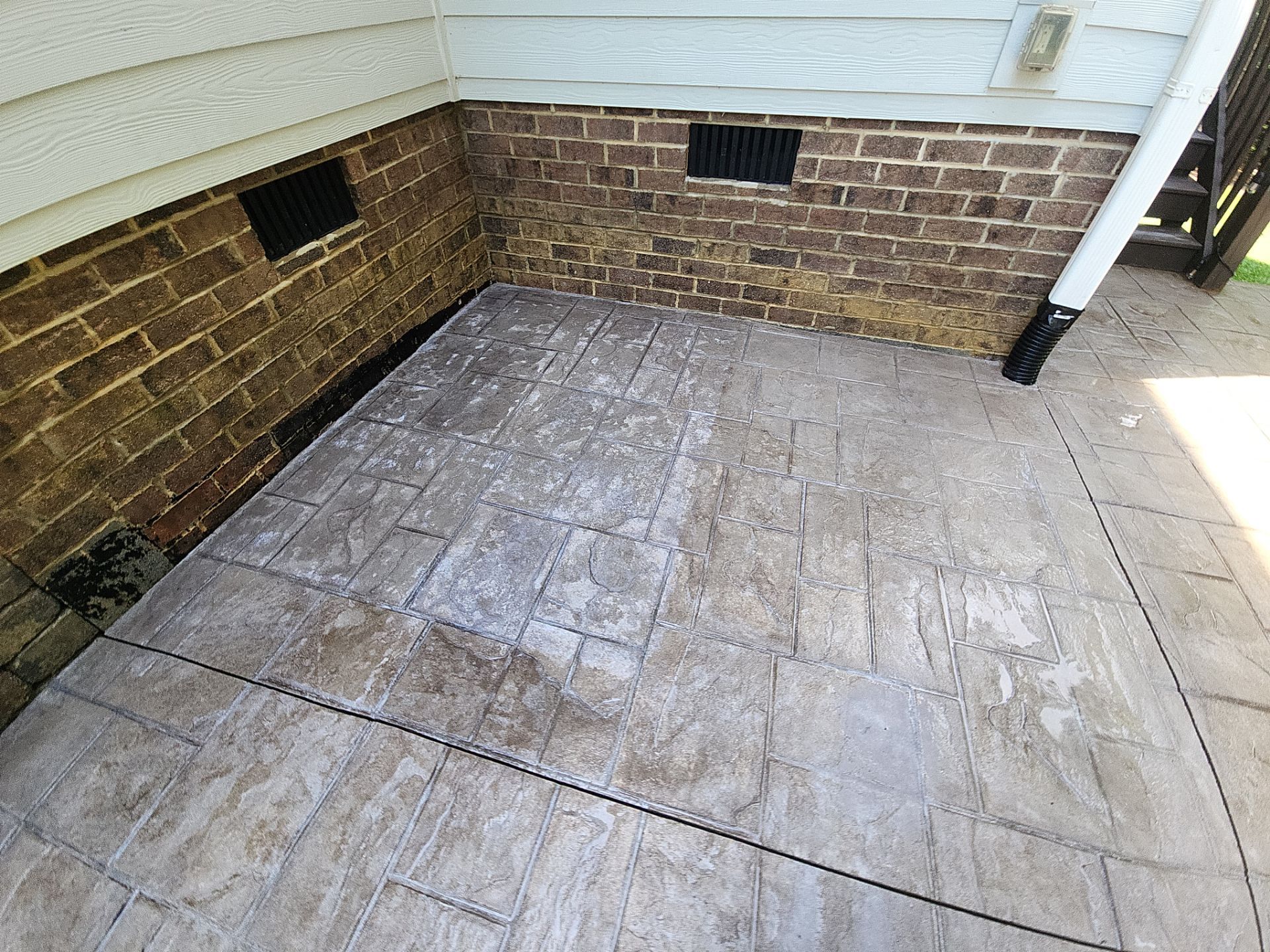 paver patio using Concrete Sealant by DuraSeal