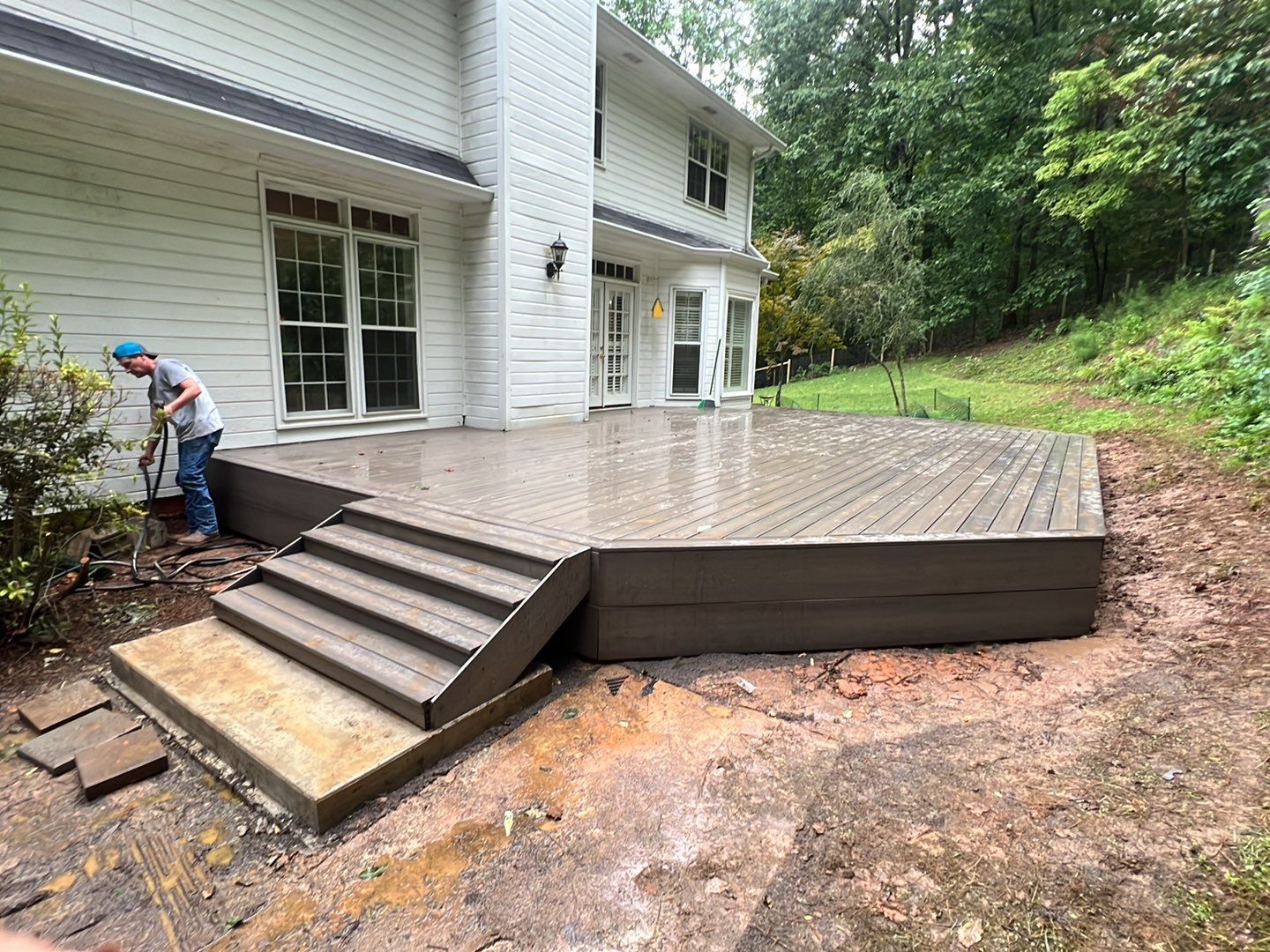 Jameswood Lane - Composite Deck Build by Pillar and Pine