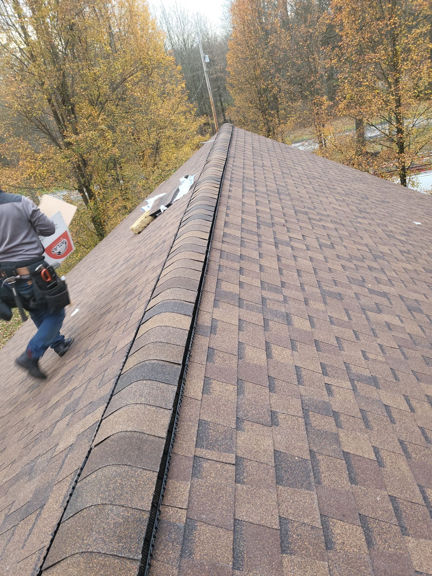 ATLAS PINNACLE COLOR: BURNT HICKORY DRIP EDGE: ROYAL BROWN by Eagle Eye Roofing