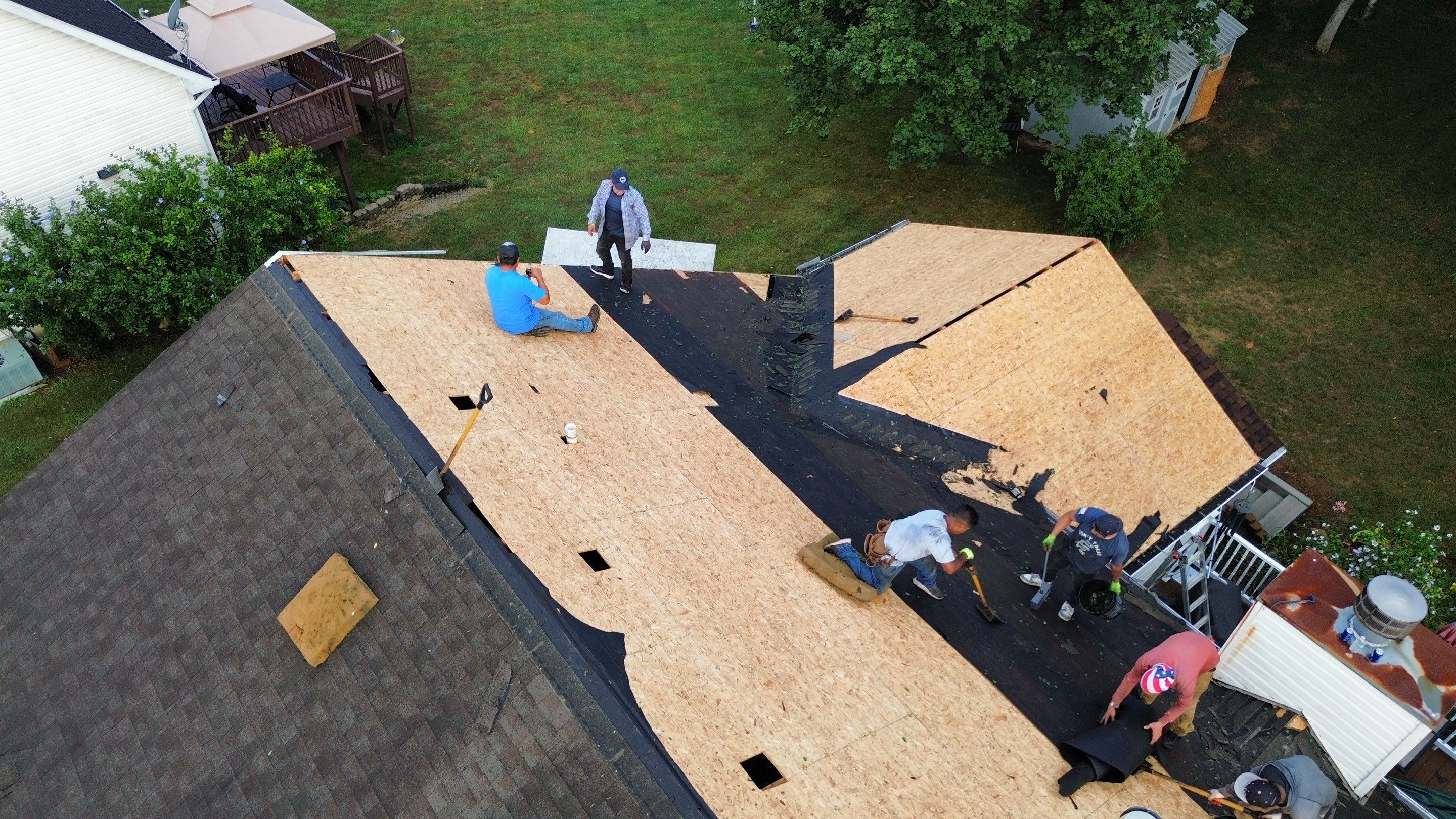 Residential Roofing Installation using Timberline HDZ Shingles - Hickory by RoofX 