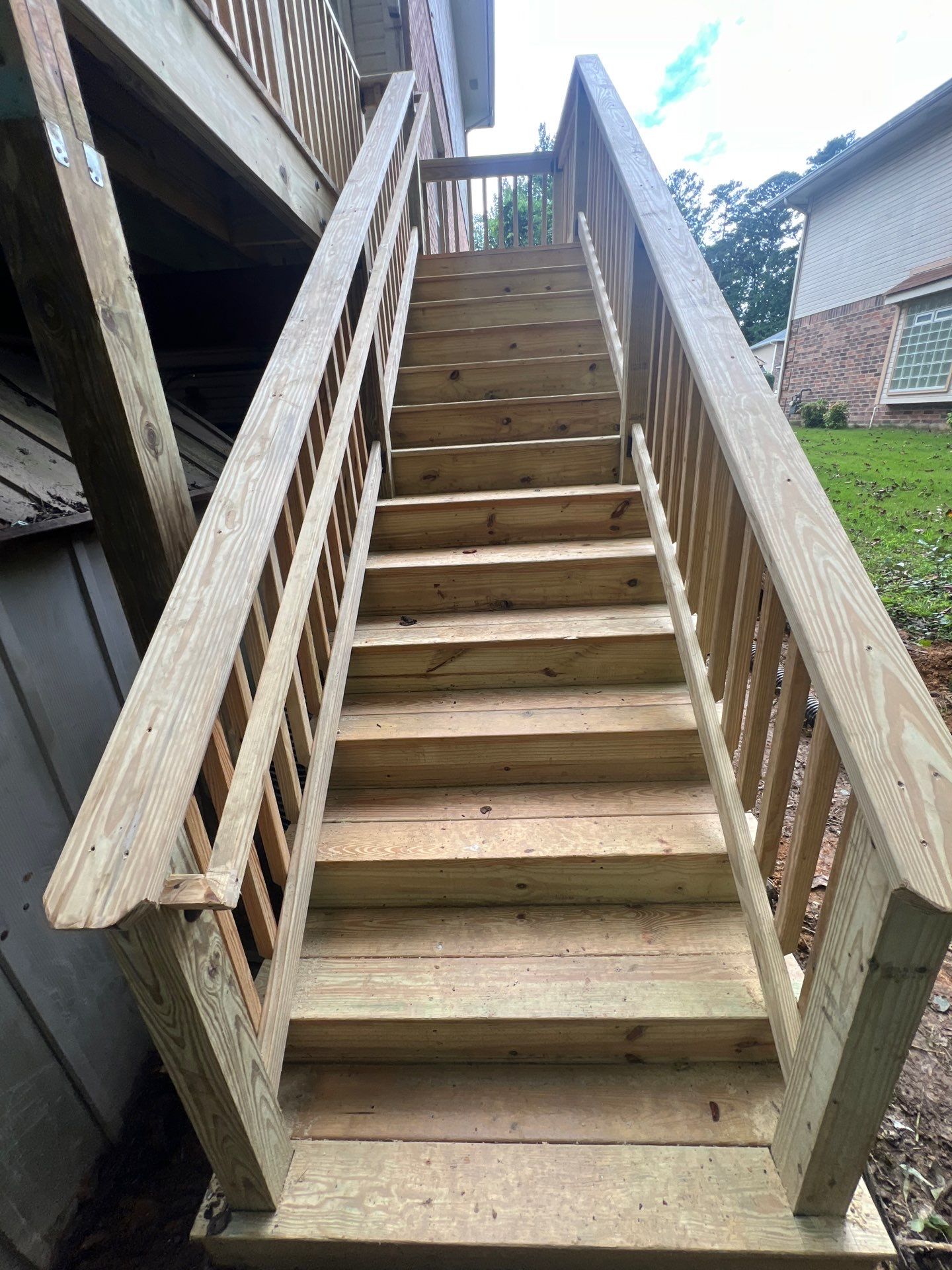 Wood Deck Build in Alpharetta, GA by Nelson Exteriors 