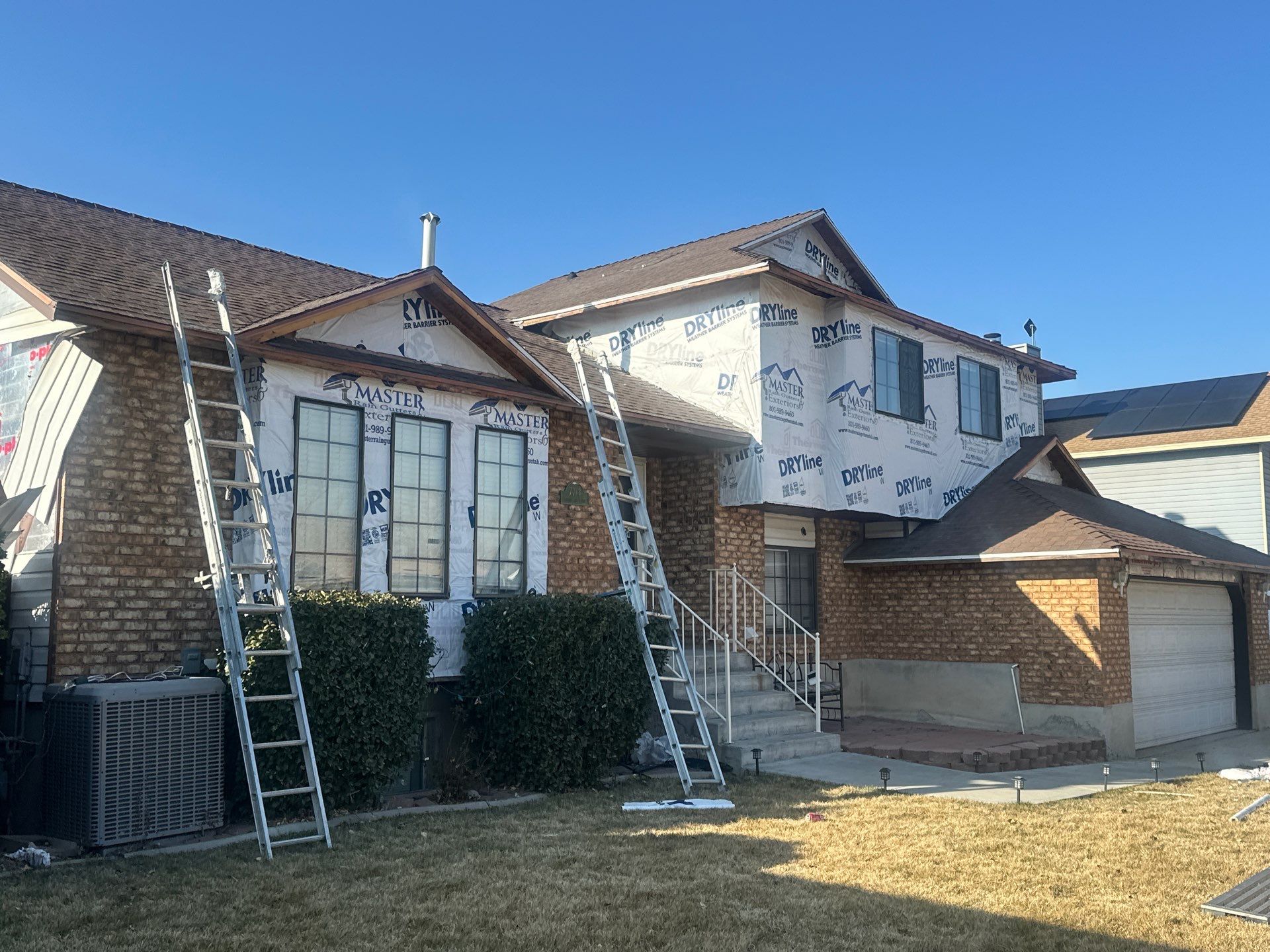 Project in West Jordan by Master Rain Gutters.